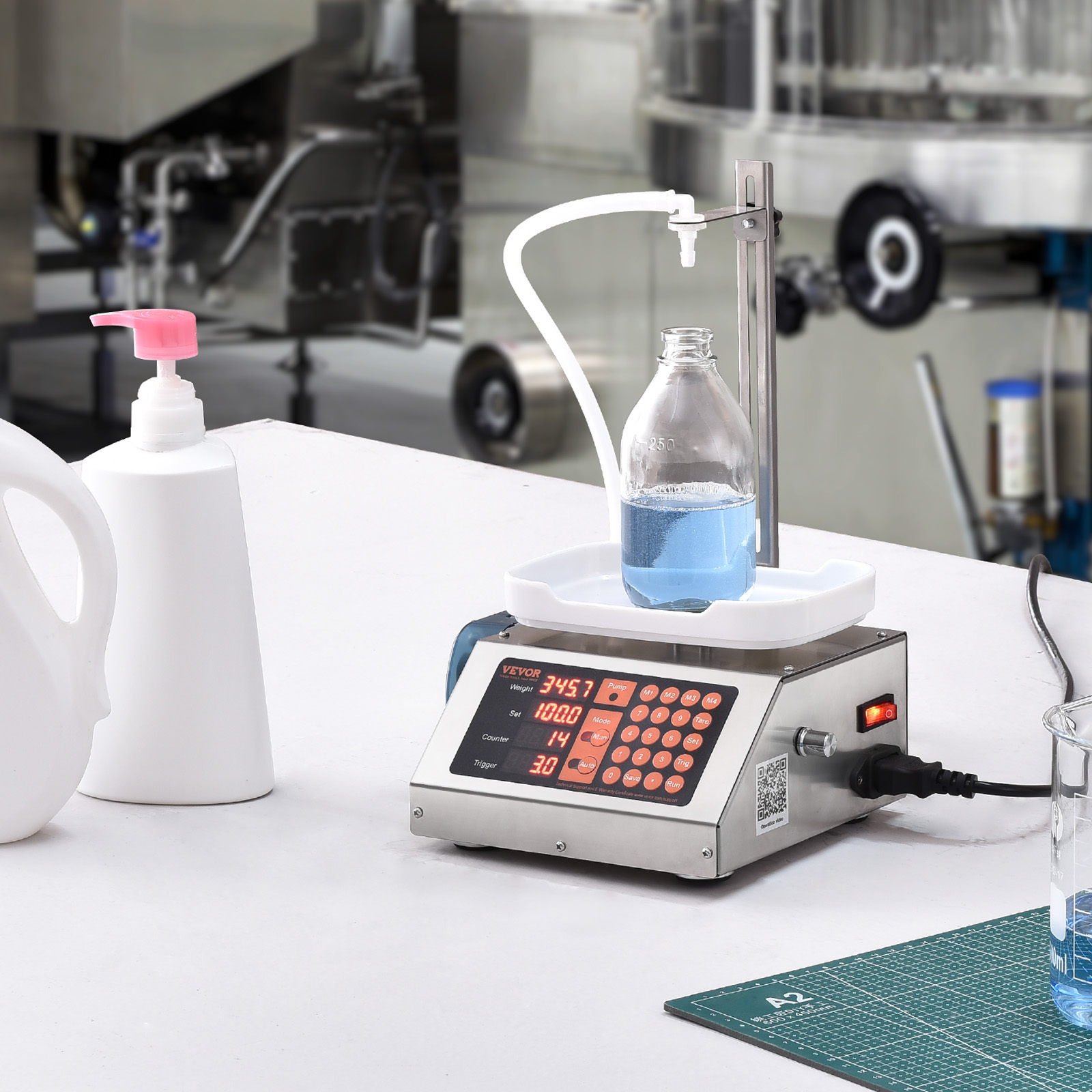 VEVOR Automatic Liquid Filling Machine Digital Control Bottle Filler 5-50/5-300g - Picture 92 of 96