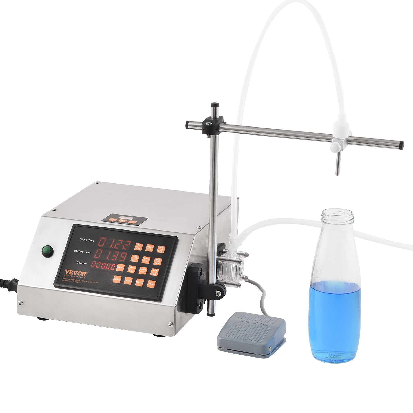 VEVOR Automatic Liquid Filling Machine Digital Control Bottle Filler 5-50/5-300g - Picture 13 of 96