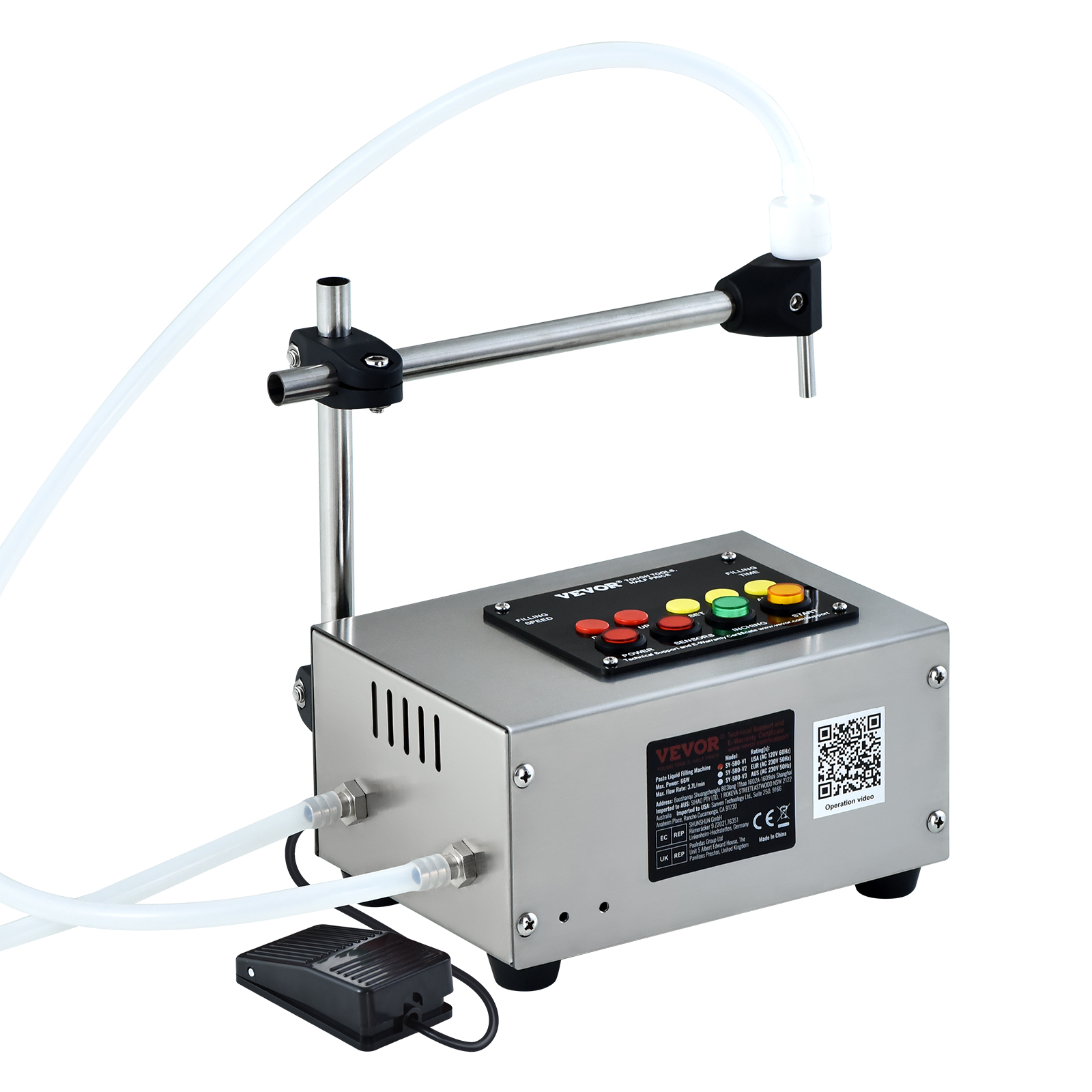 VEVOR Automatic Liquid Filling Machine Digital Control Bottle Filler 5-50/5-300g - Picture 61 of 96