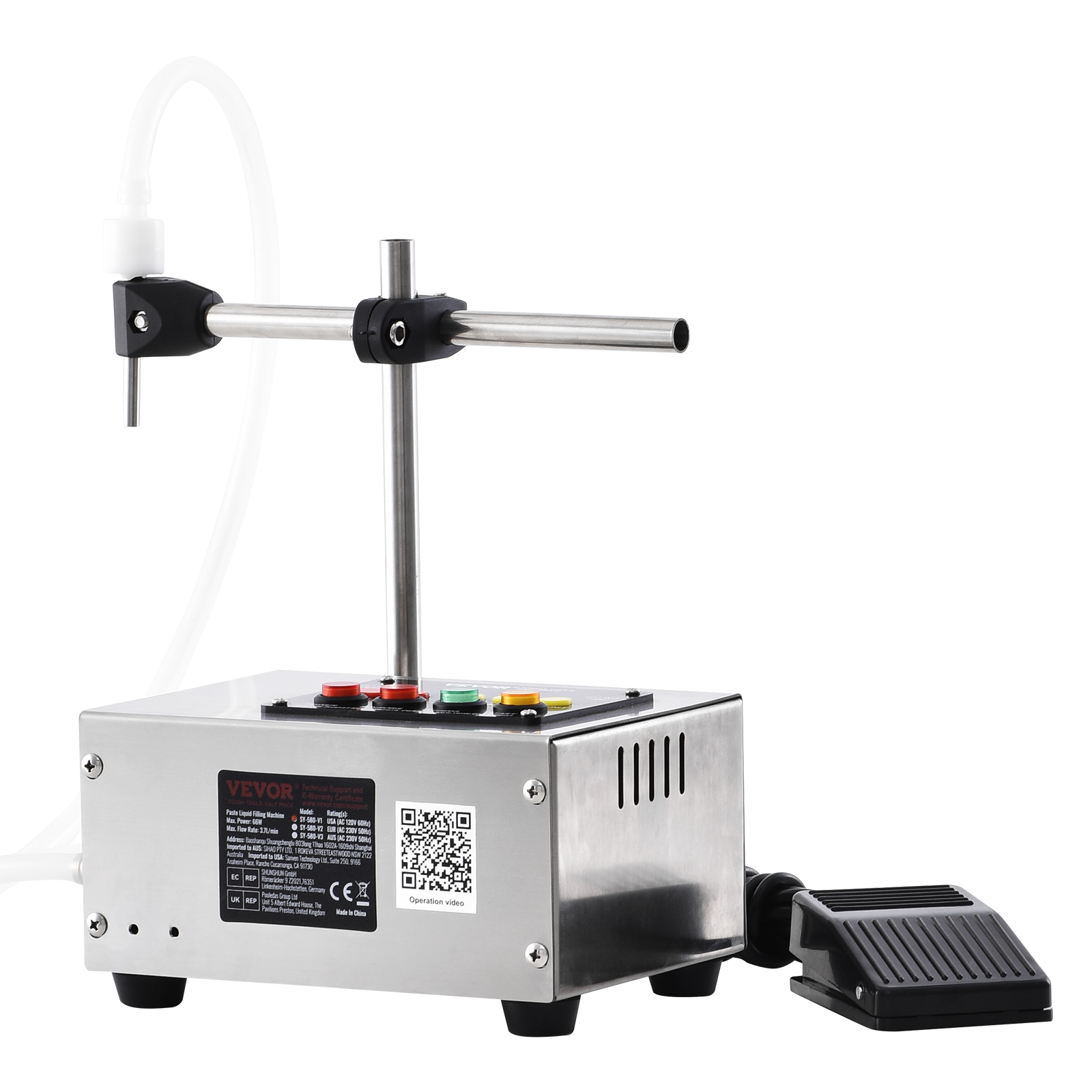 VEVOR Automatic Liquid Filling Machine Digital Control Bottle Filler 5-50/5-300g - Picture 70 of 96