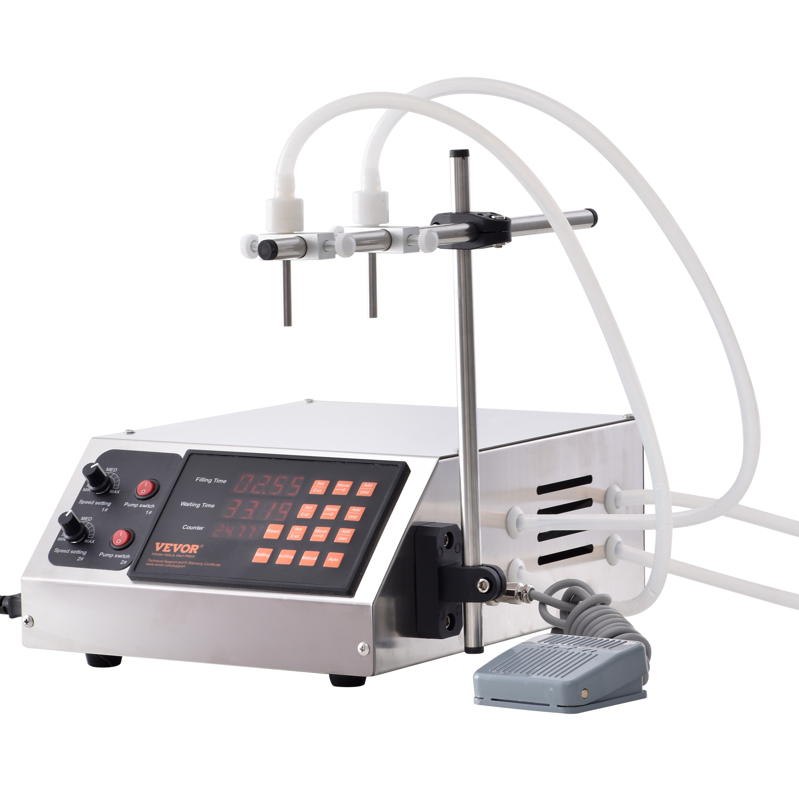 VEVOR Automatic Liquid Filling Machine Digital Control Bottle Filler 5-50/5-300g - Picture 34 of 96