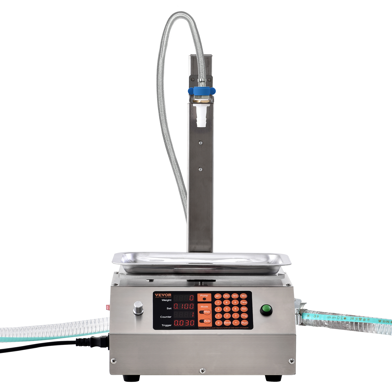 VEVOR Automatic Liquid Filling Machine Digital Control Bottle Filler 5-50/5-300g - Picture 59 of 96
