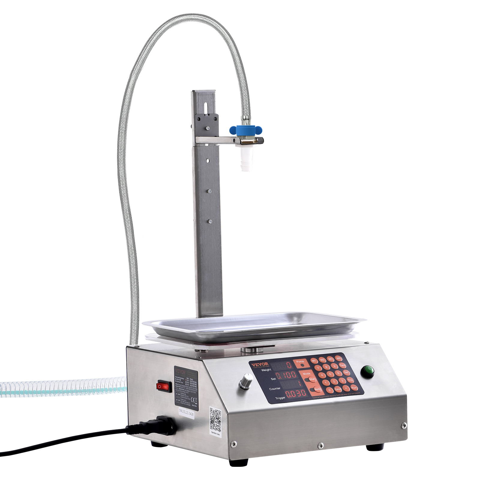 VEVOR Automatic Liquid Filling Machine Digital Control Bottle Filler 5-50/5-300g - Picture 57 of 96