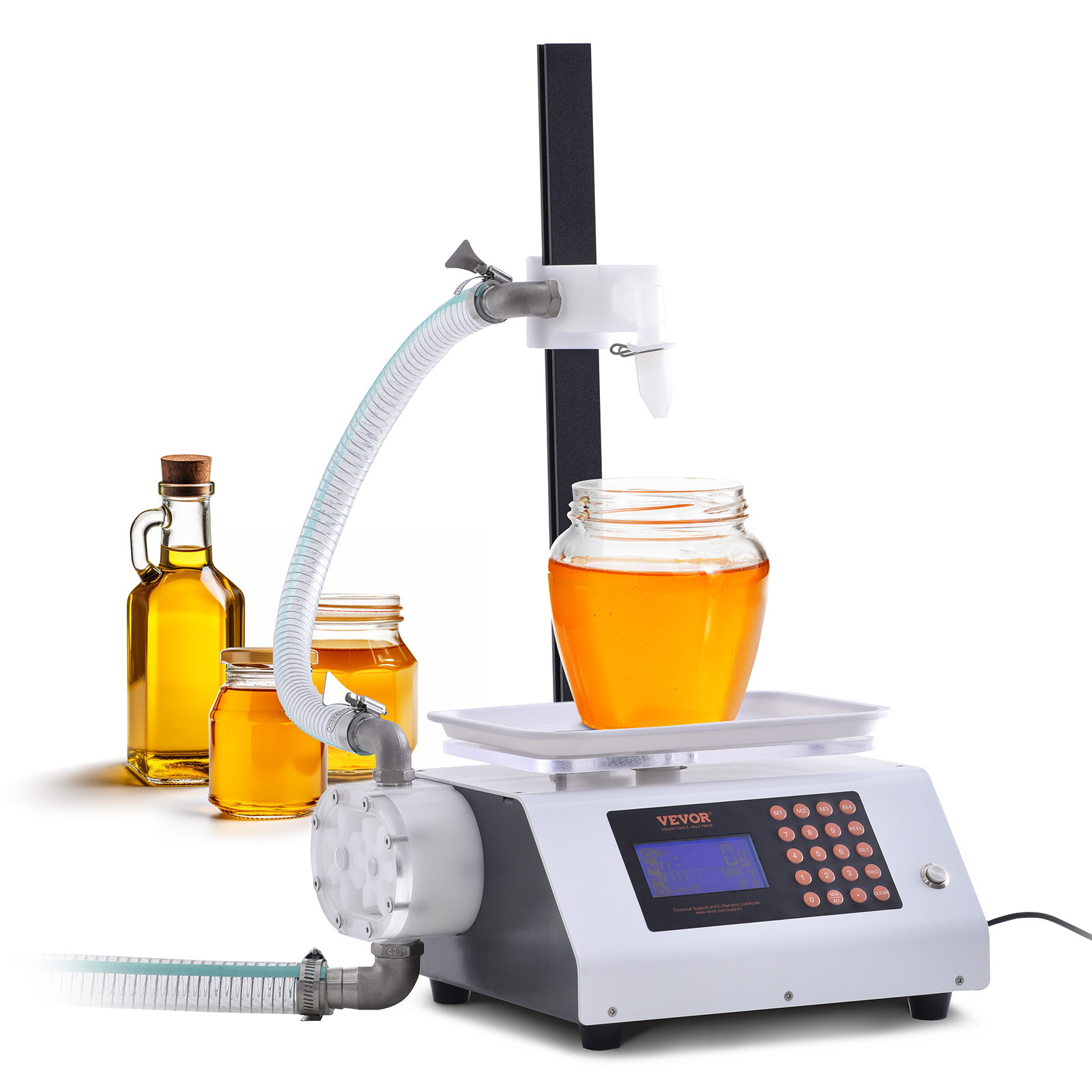 VEVOR Automatic Liquid Filling Machine Digital Control Bottle Filler 5-50/5-300g - Picture 37 of 96