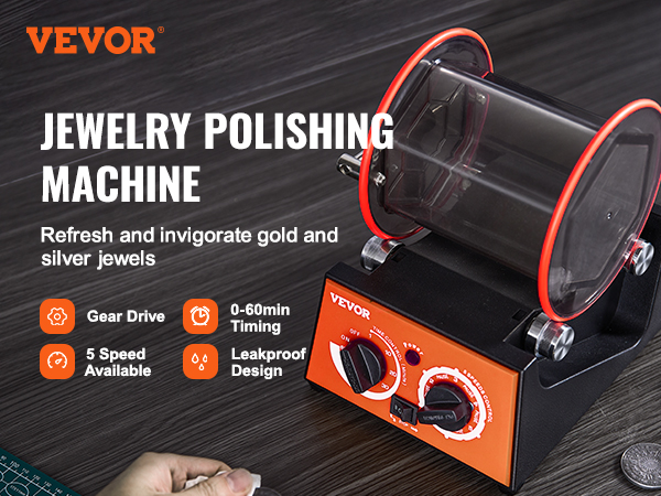 VEVOR Jewelry Polisher Tumbler  How I clean my coins and jewelry