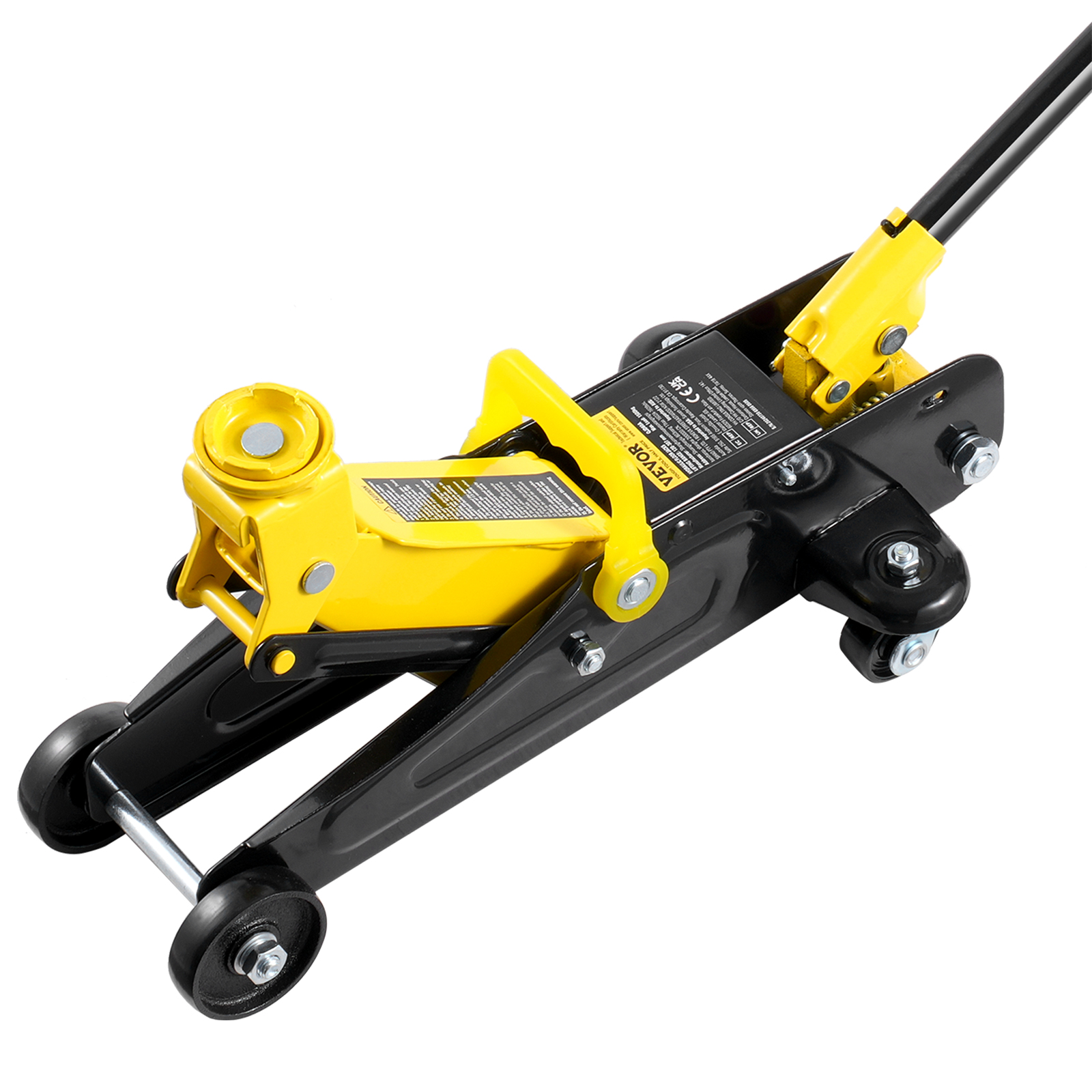 VEVOR Low Profile Floor Jack 1.5-3T Heavy Duty Single/Dual Piston Hydraulic Pump