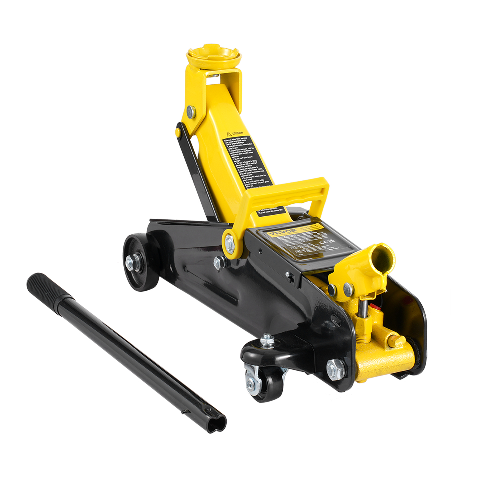 VEVOR Low Profile Floor Jack 1.5-3T Heavy Duty Single/Dual Piston Hydraulic Pump