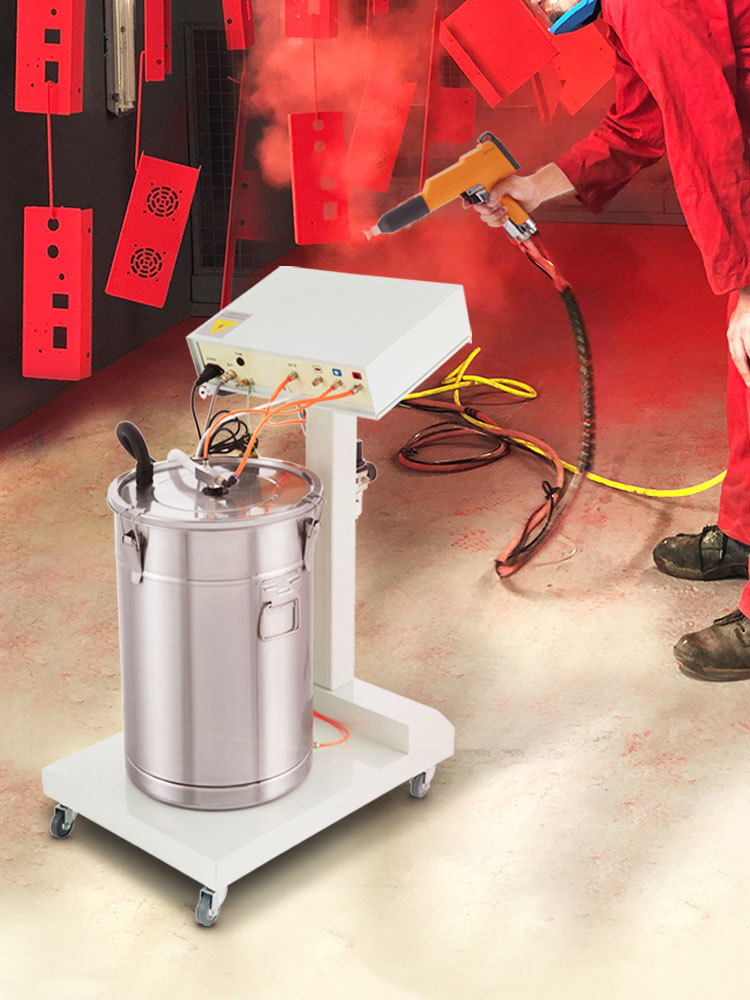 VEVOR 40W 50L Electrostatic Powder Coating Machine with Spraying Gun Paint  550g WX-101 Powder Coating System (40W 50L)