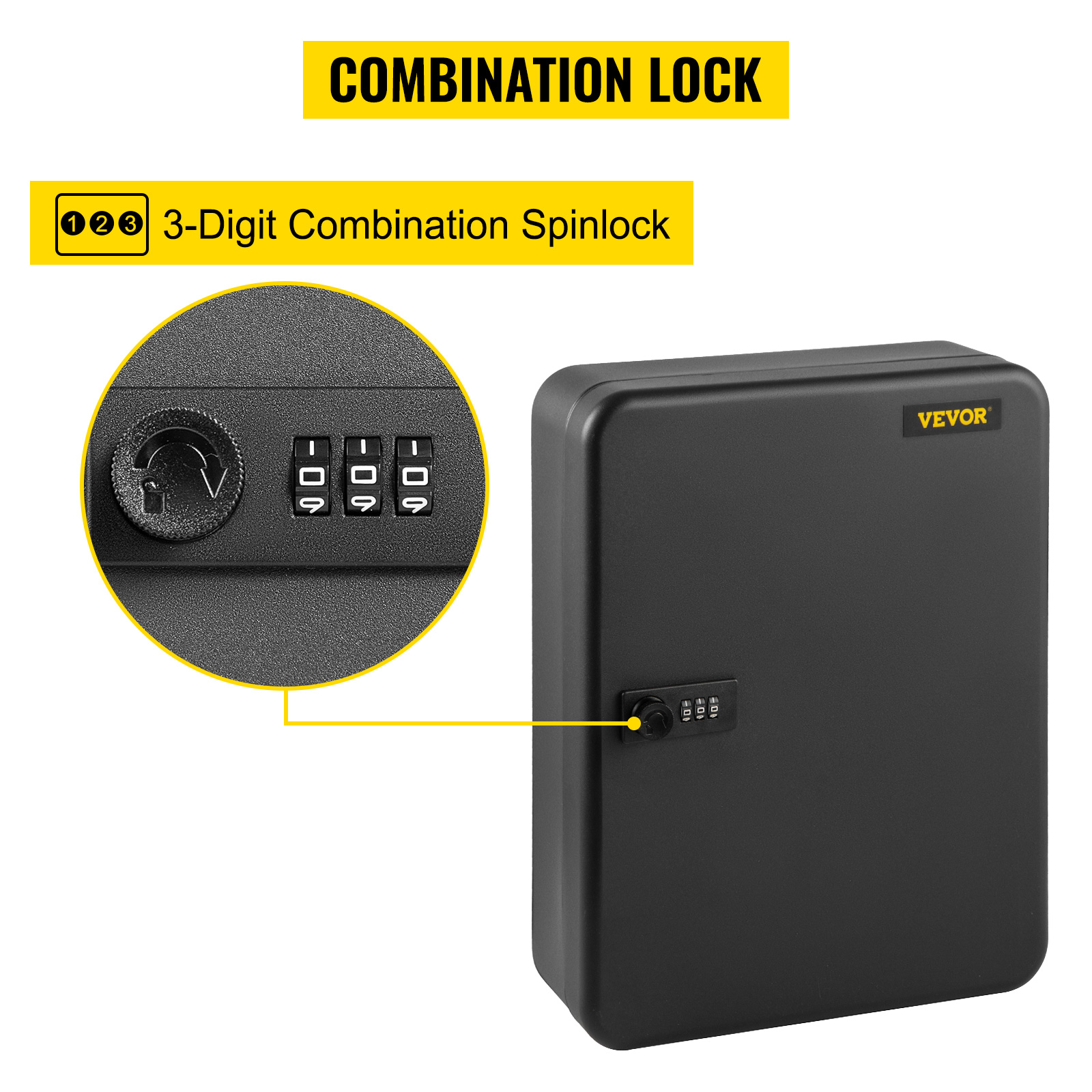 Combination Cabinet Locks 3 Digit Password Key Less Drawer