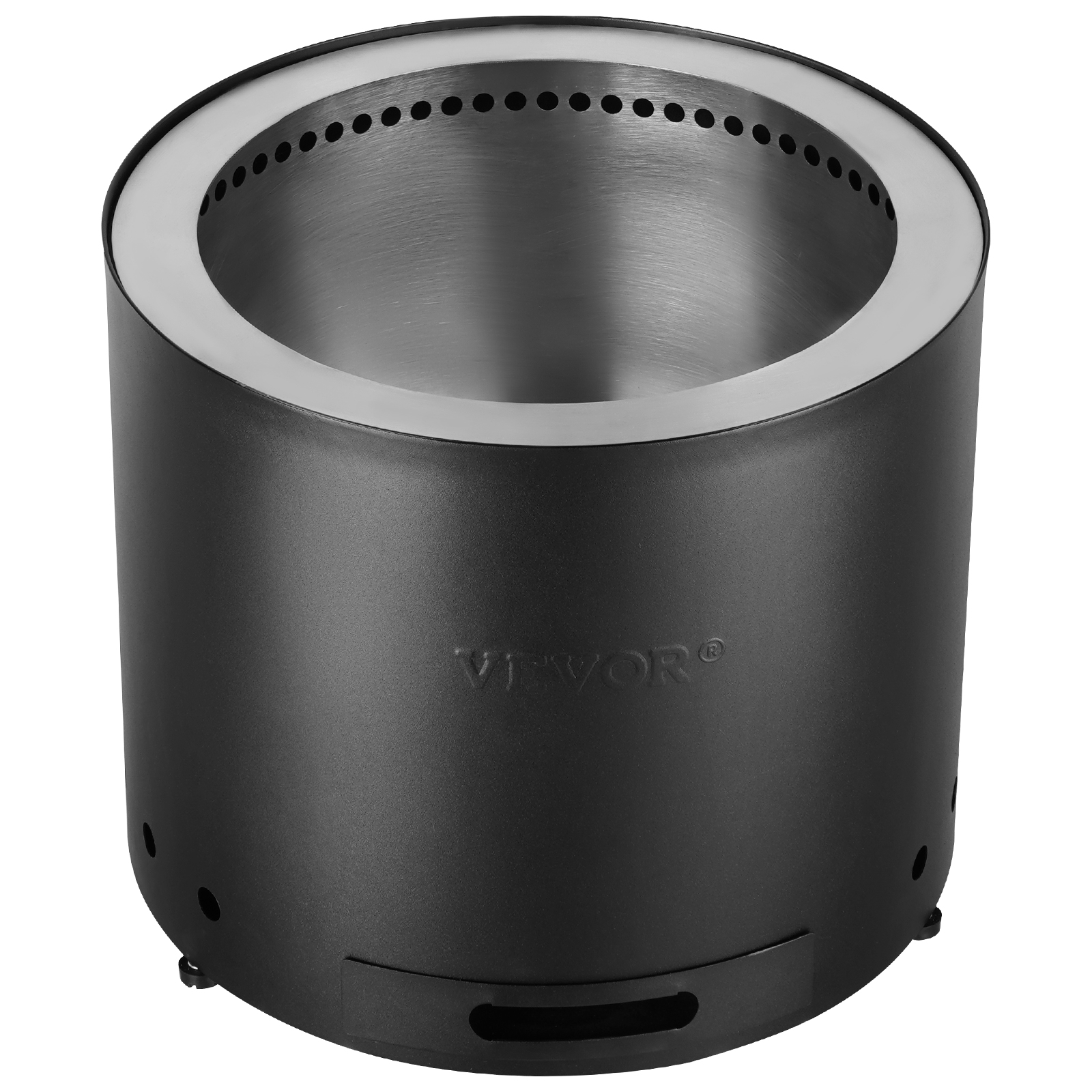VEVOR Smokeless Fire Pit Stove Bonfire 15-28 in Dia Wood Burning Stainless Steel