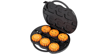 6pc Road Flares Emergency Lights Flashing Light Safety Beacon Magnetic W/ Bag