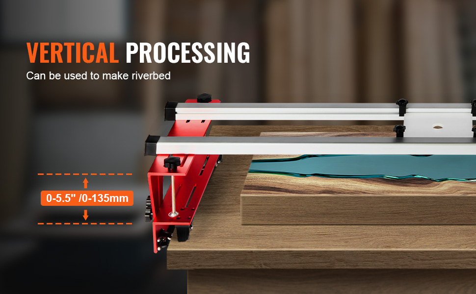 VEVOR Router Sled, 64 inches, Portable and Easy to Adjust Slab ...