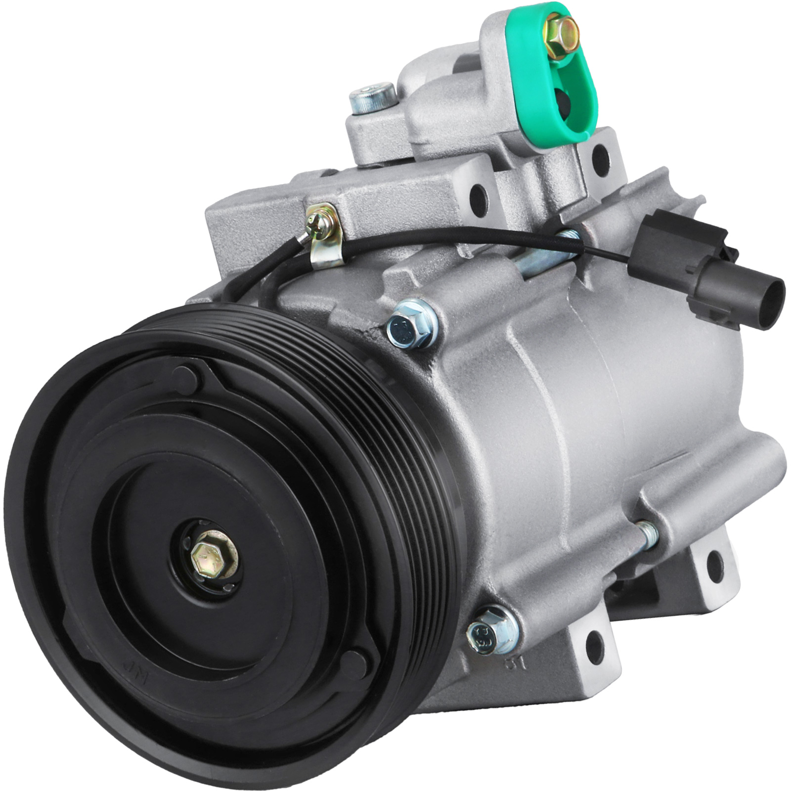 New AC Compressor With Clutch – For 2001-2006 Hyundai Santa Fe 2.7L (Replaces 5512440, 57183, CO 10957SC)