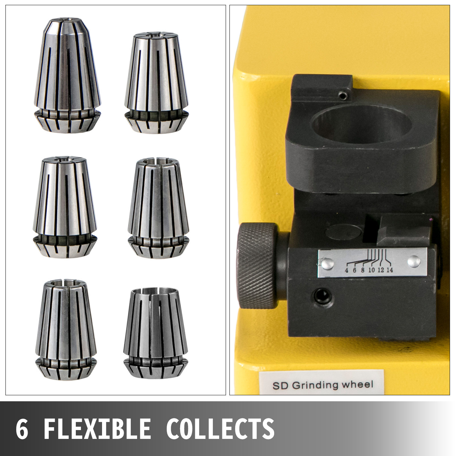 VEVOR End Mill Sharpener Milling Sharpening Grinding Machine Mrx1