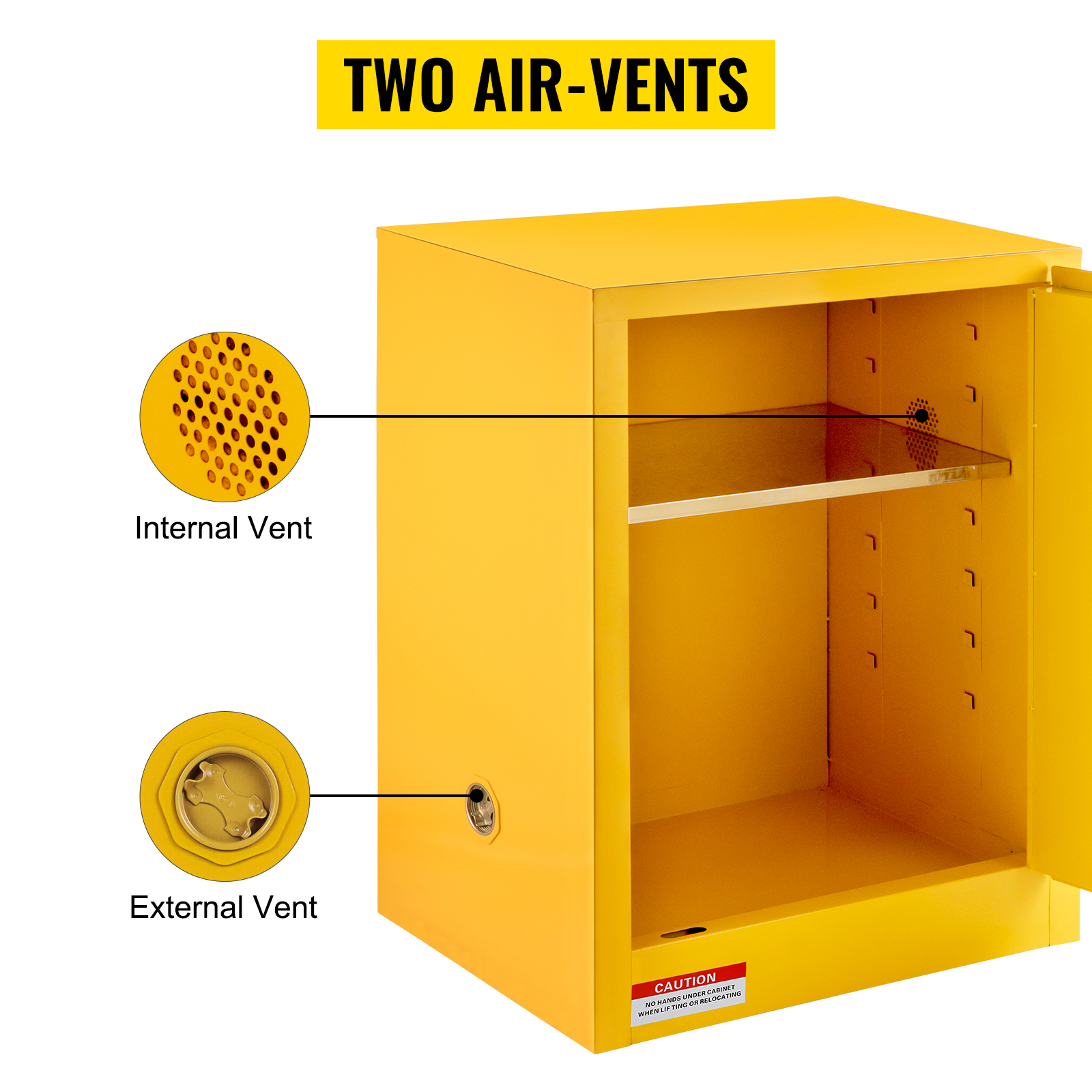 Gabinete Ventilado para Almacenamiento - 48 x 24 x 78, 122 x 61 x