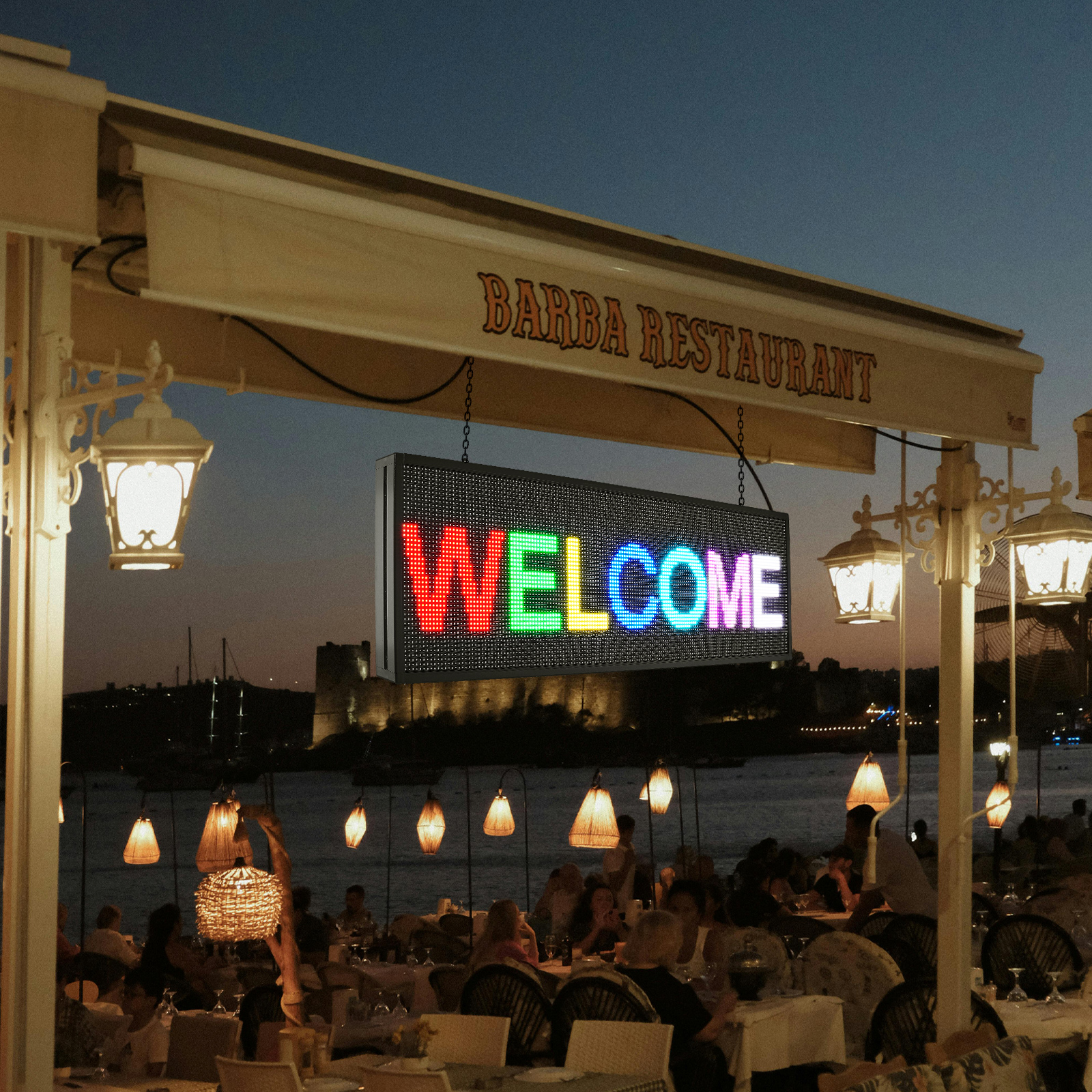 VEVOR LED Display Programmierbar Nachricht Schild 99x19cm Bewegen Beleuchtung - Bild 34 von 98