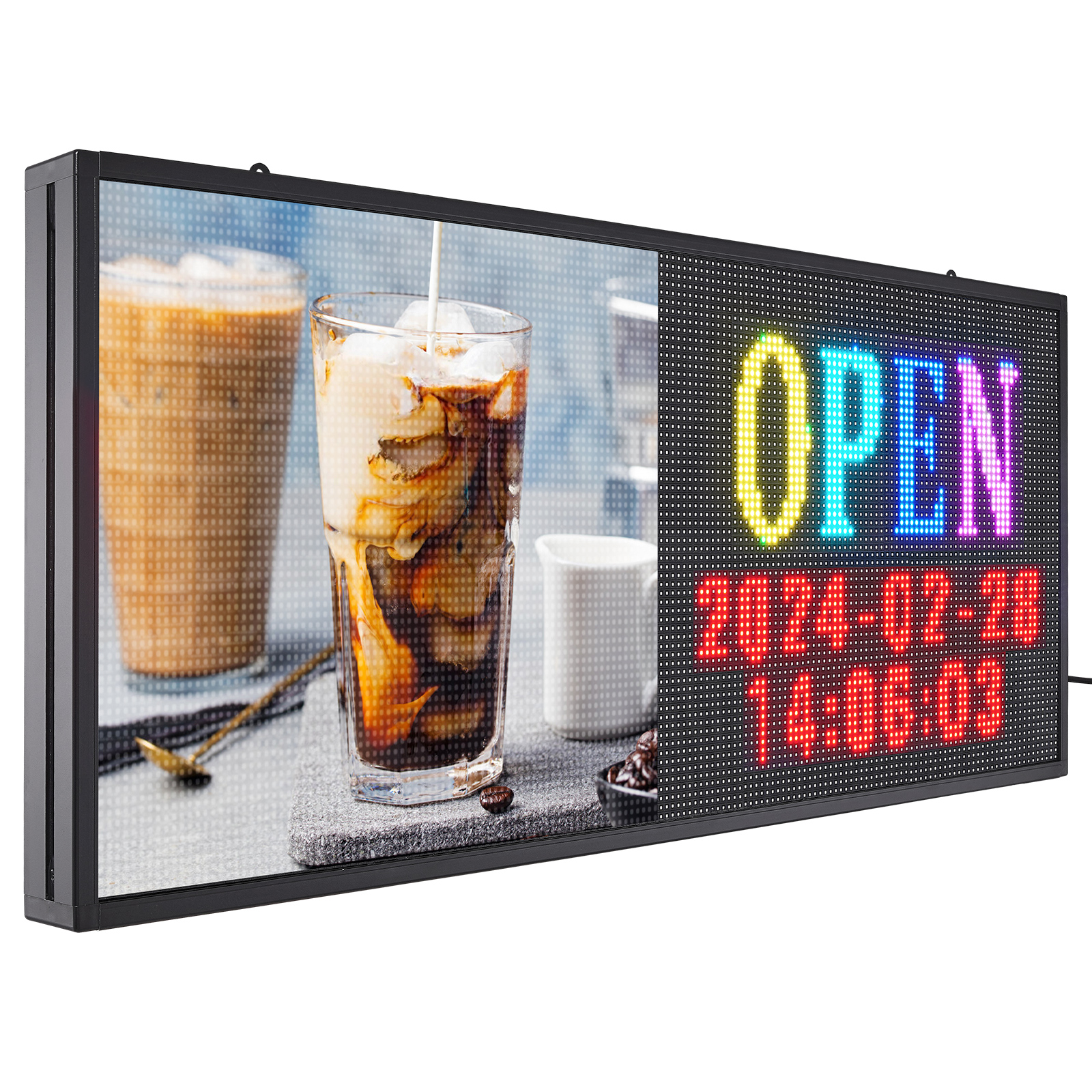VEVOR LED Display Programmierbar Nachricht Schild 99x19cm Bewegen Beleuchtung - Bild 85 von 98