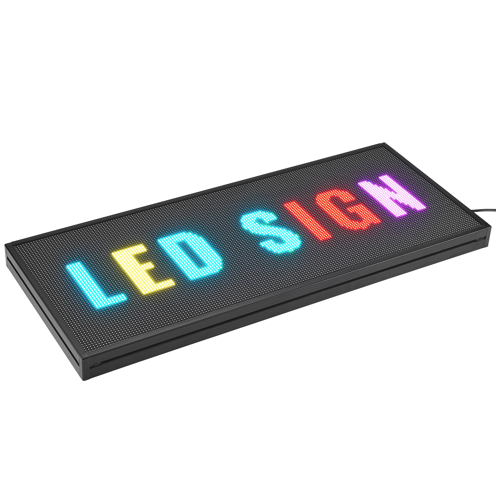 VEVOR LED Display Programmierbar Nachricht Schild 99x19cm Bewegen Beleuchtung - Bild 86 von 98