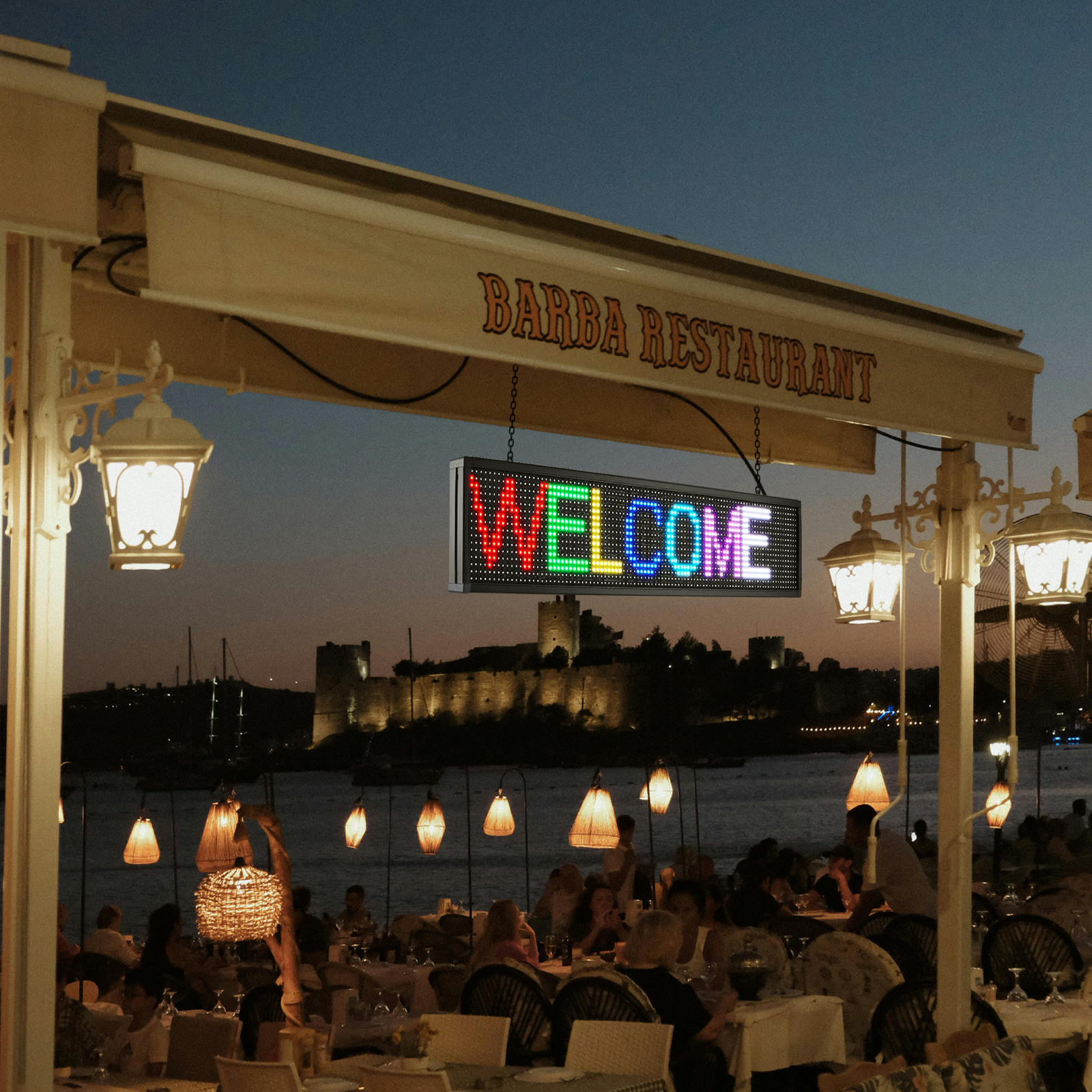 VEVOR LED Display Programmierbar Nachricht Schild 99x19cm Bewegen Beleuchtung - Bild 10 von 98