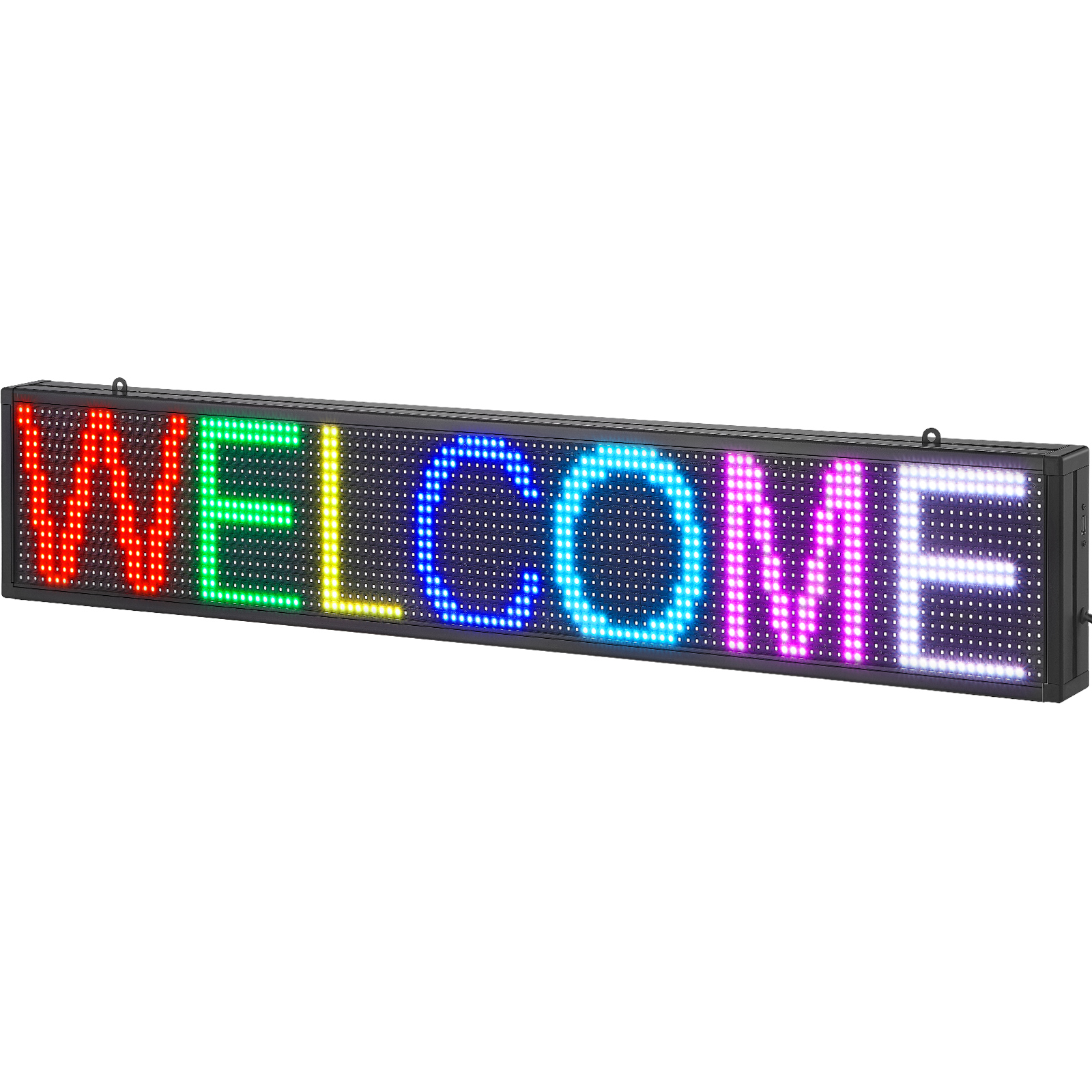 VEVOR LED Display Programmierbar Nachricht Schild 99x19cm Bewegen Beleuchtung - Bild 3 von 98