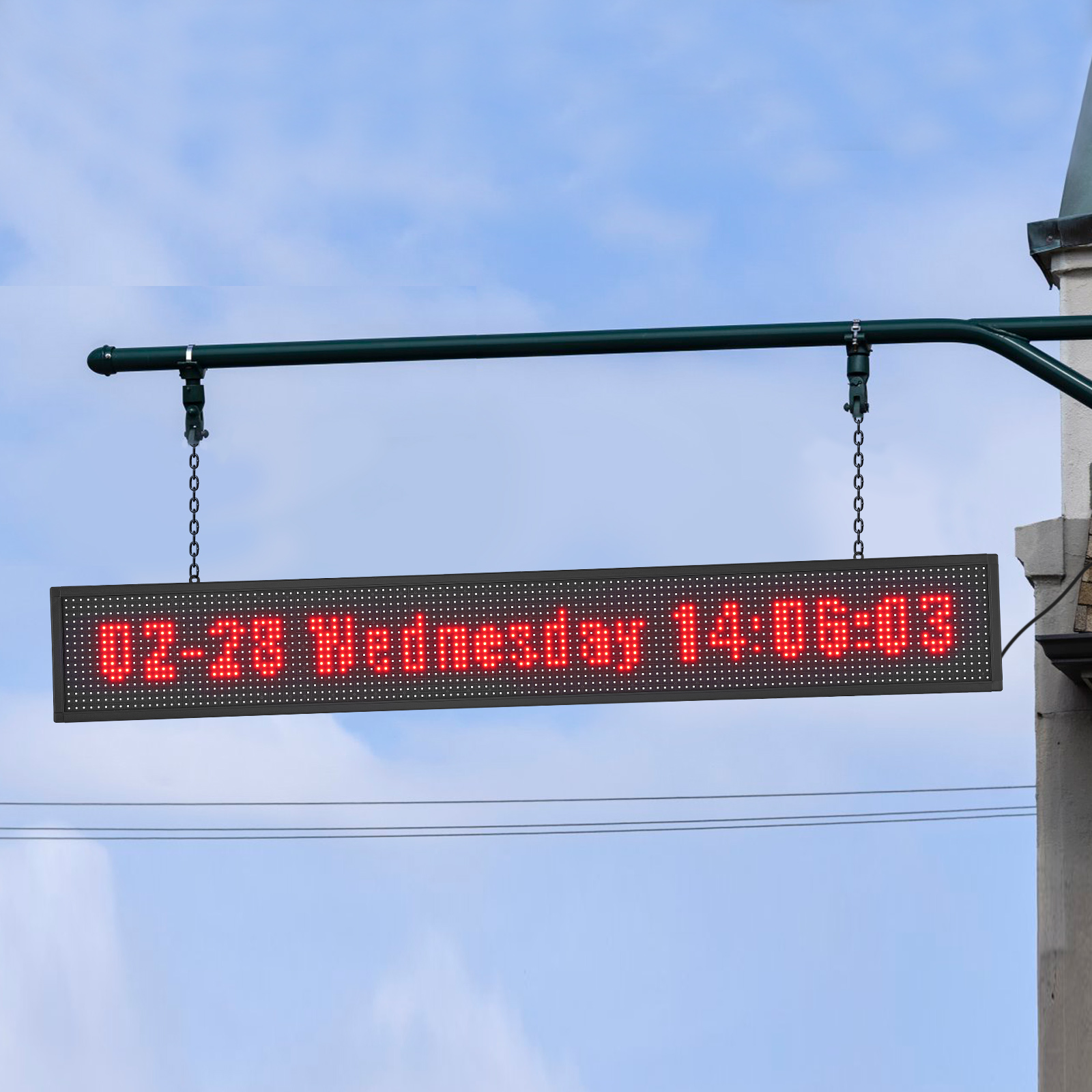 VEVOR LED Display Programmierbar Nachricht Schild 99x19cm Bewegen Beleuchtung - Bild 22 von 98