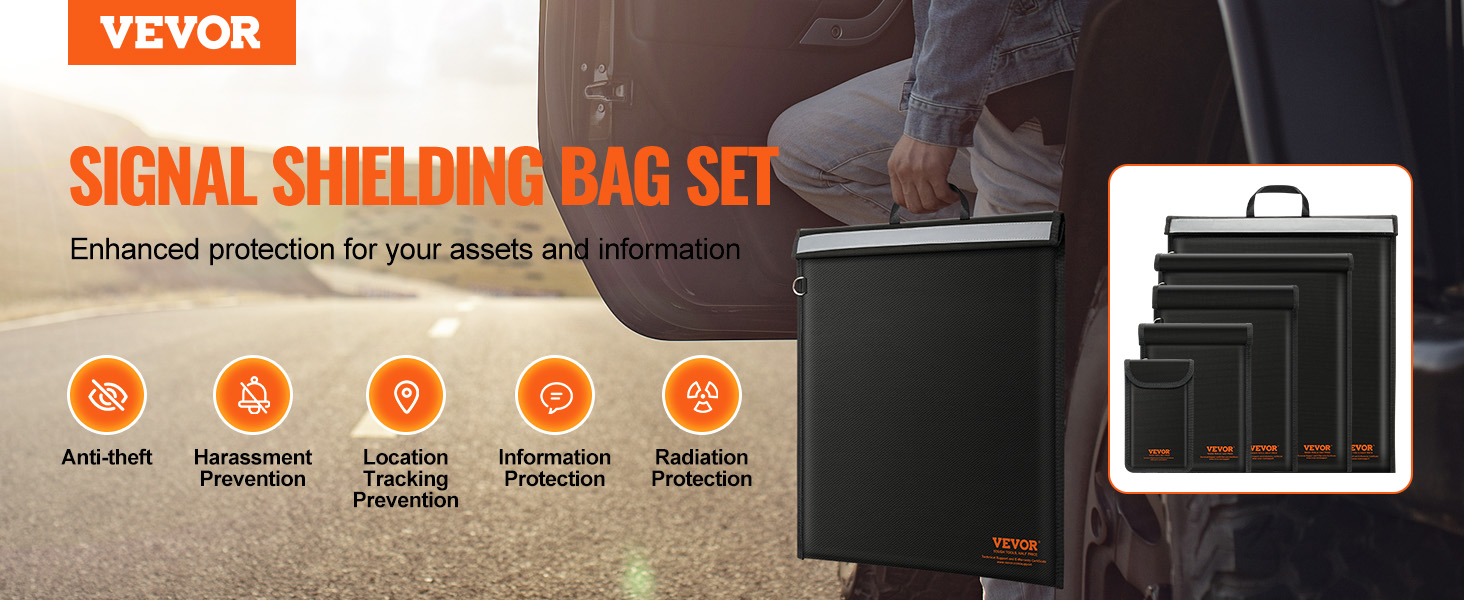 Faraday Bags 2 Packs For Tablets & Laptop