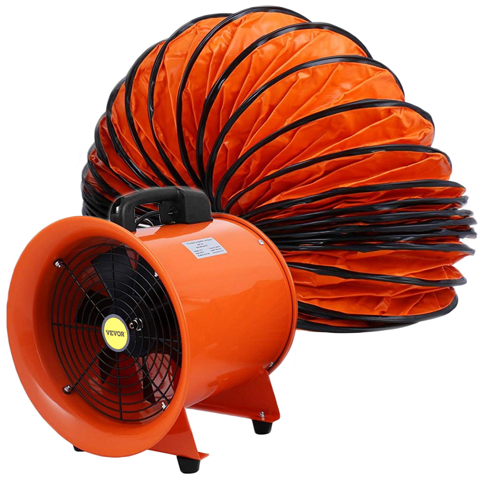 VEVOR 12 inch Extractor Fan Blower with 10m Duct Hose for sale online 