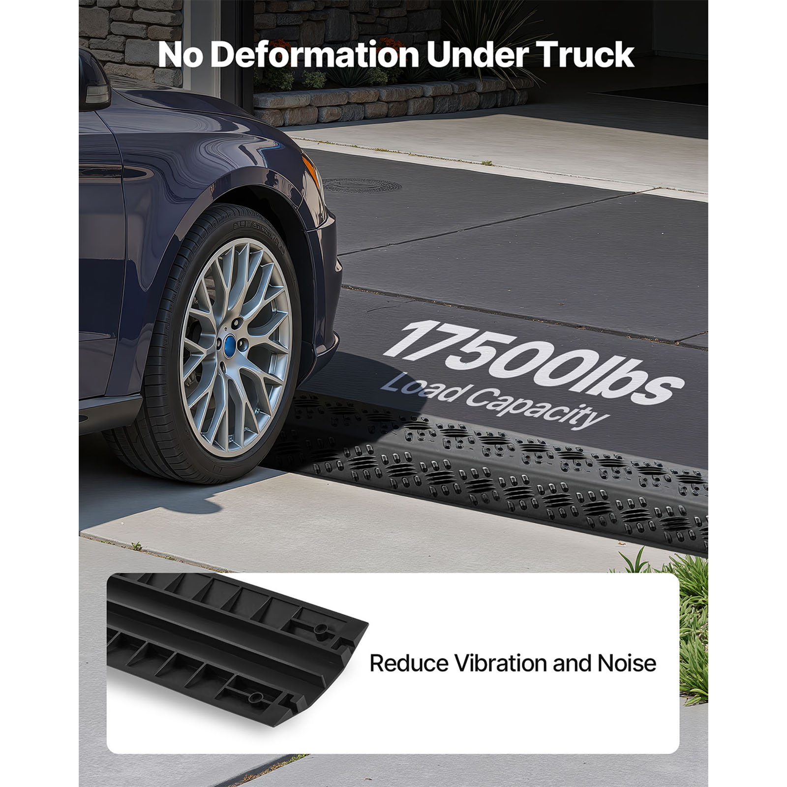 Mophorn Drop Over Cable Cover, 17,500 lbs/Axle Load Capacity, Durable ...