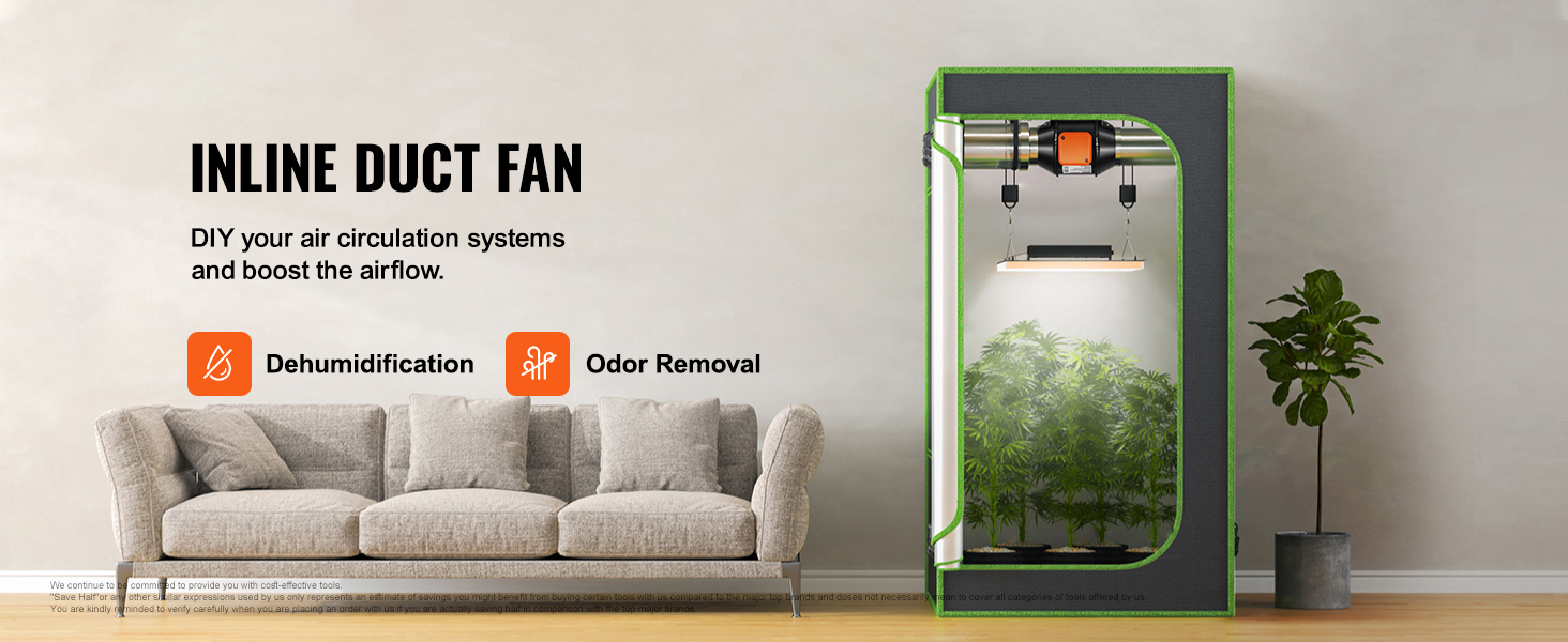 Inline Rohrlüfter 21W 350m³/h Rauchabzug Abluft Kanalventilator Bad Küche Garage leise Inline Duct Fan A100 1.4w