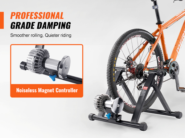 thumbnail image 2 of VEVOR Mobile Cycling Desk Foldable Bike Trainer – Lockable Wheels, Adjustable Height 2 of 4