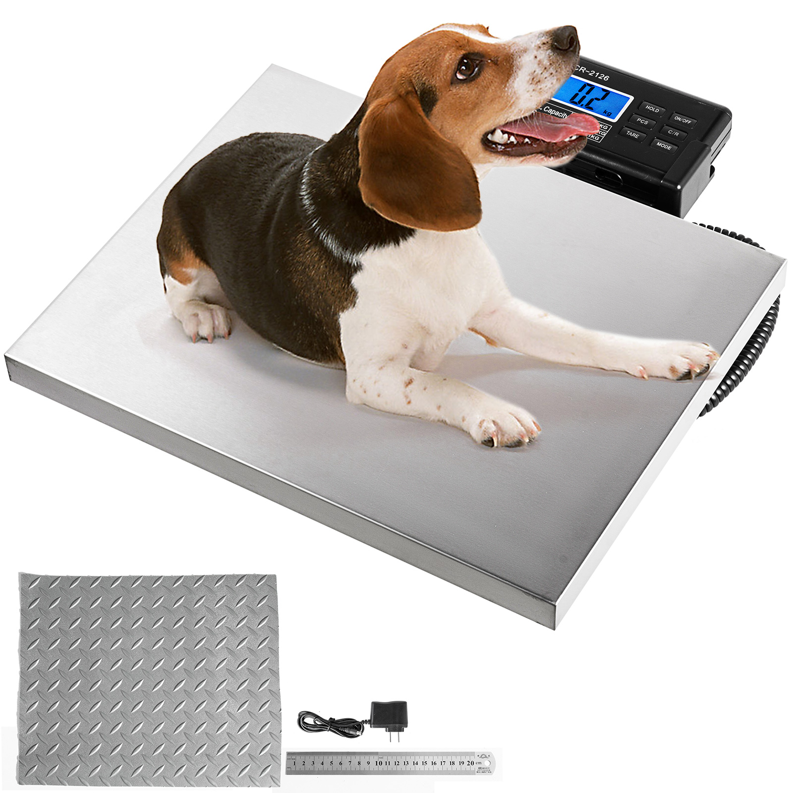 Veterinary Scale XXL Animal Scale Digital Dog Scale Cat Platform Scale  100kg/100g 