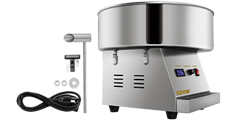 Cotton Candy Machine,Stainless Steel,19.7'' Bowl