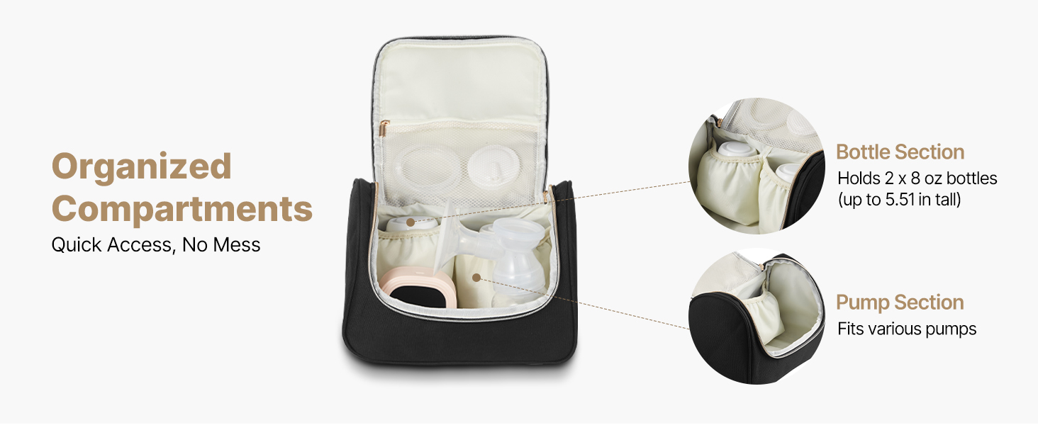 organized storage pockets