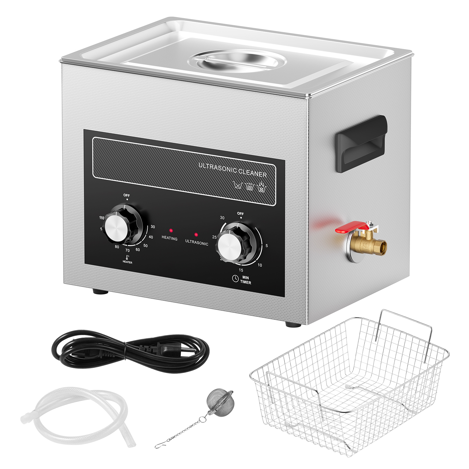 2/3/6/10/15/22/30L Ultrasonic Cleaner Heater Timer & Degas Mode Sonic Machine - Picture 50 of 86