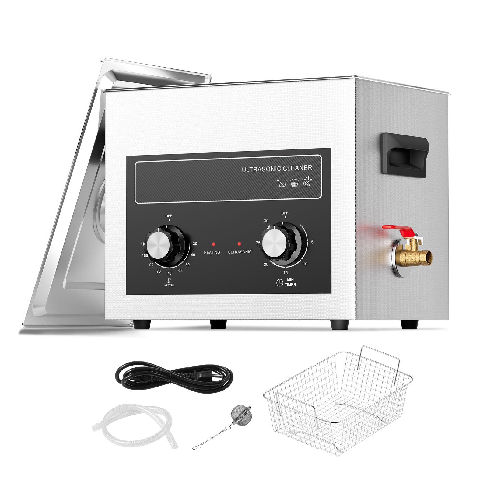 2/3/6/10/15/22/30L Ultrasonic Cleaner Heater Timer & Degas Mode Sonic Machine - Picture 39 of 86