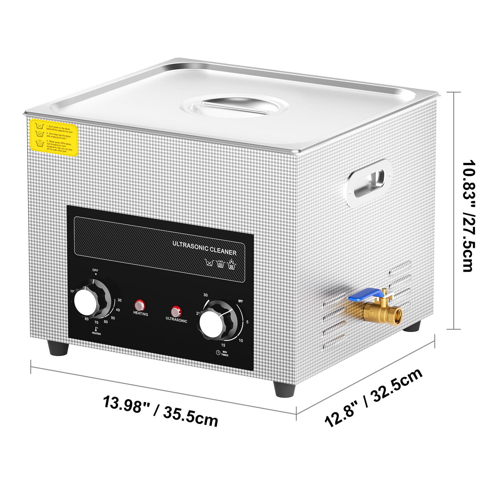 2/3/6/10/15/22/30L Ultrasonic Cleaner Heater Timer & Degas Mode Sonic Machine - Picture 58 of 86
