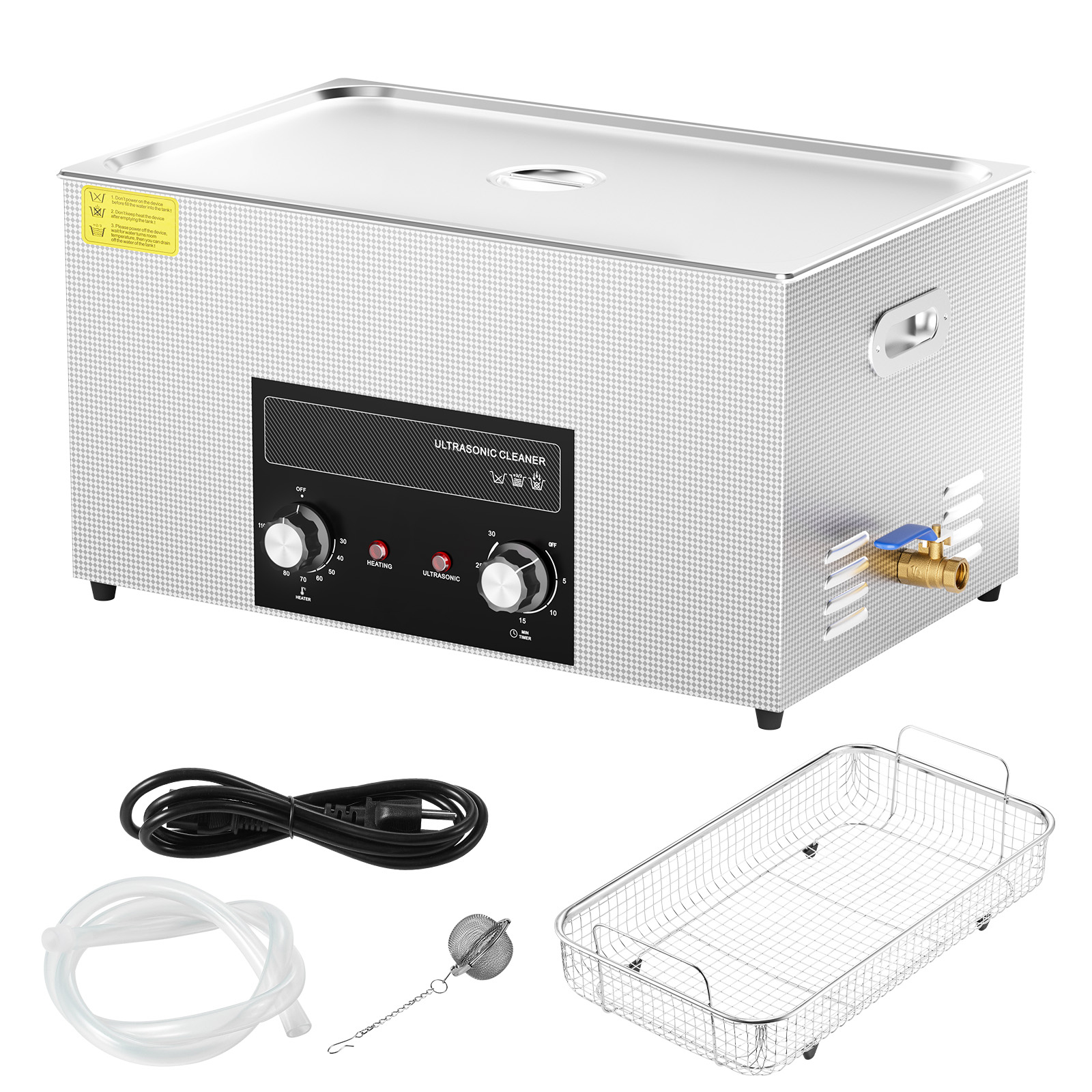 2/3/6/10/15/22/30L Ultrasonic Cleaner Heater Timer & Degas Mode Sonic Machine - Picture 74 of 86