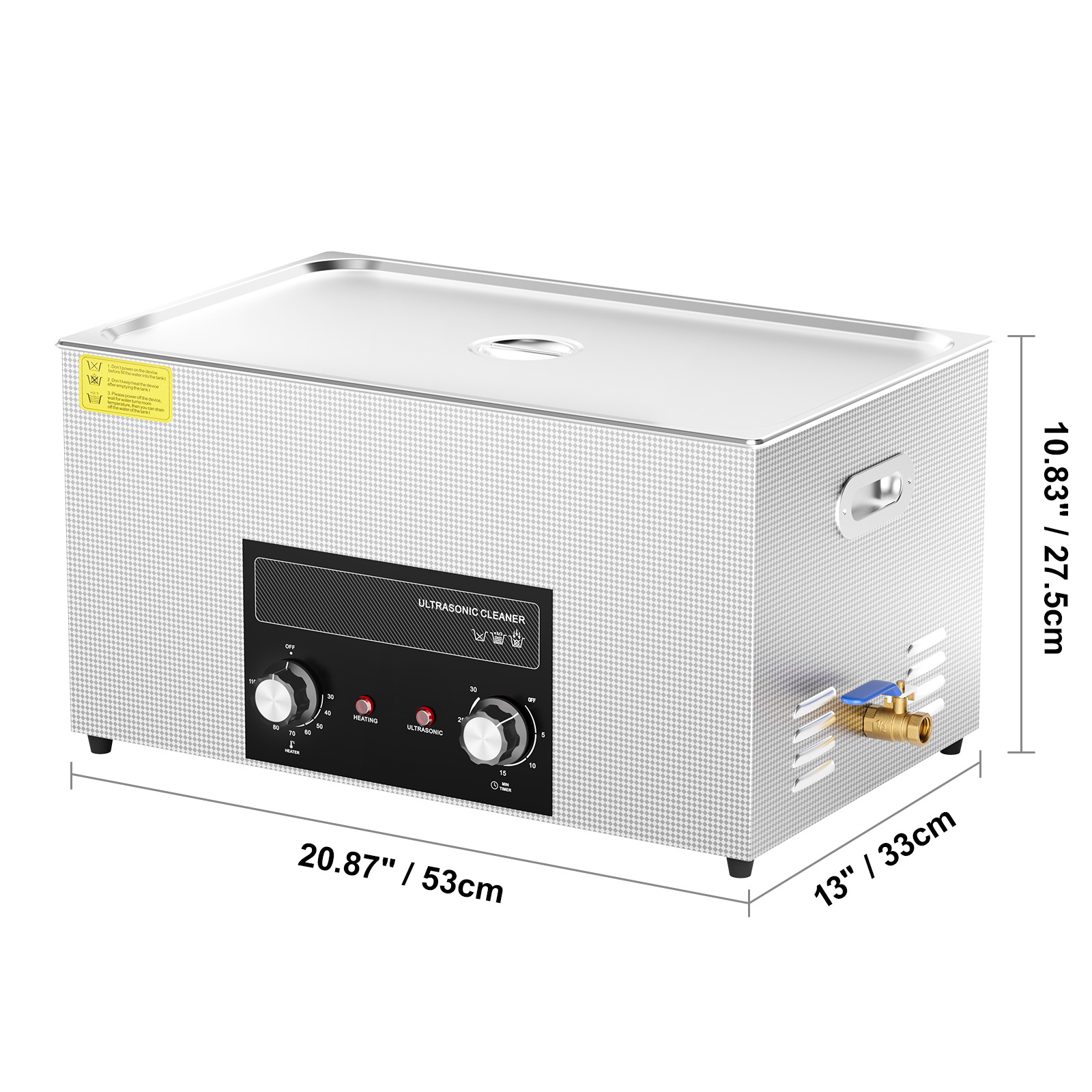 2/3/6/10/15/22/30L Ultrasonic Cleaner Heater Timer & Degas Mode Sonic Machine - Picture 70 of 86