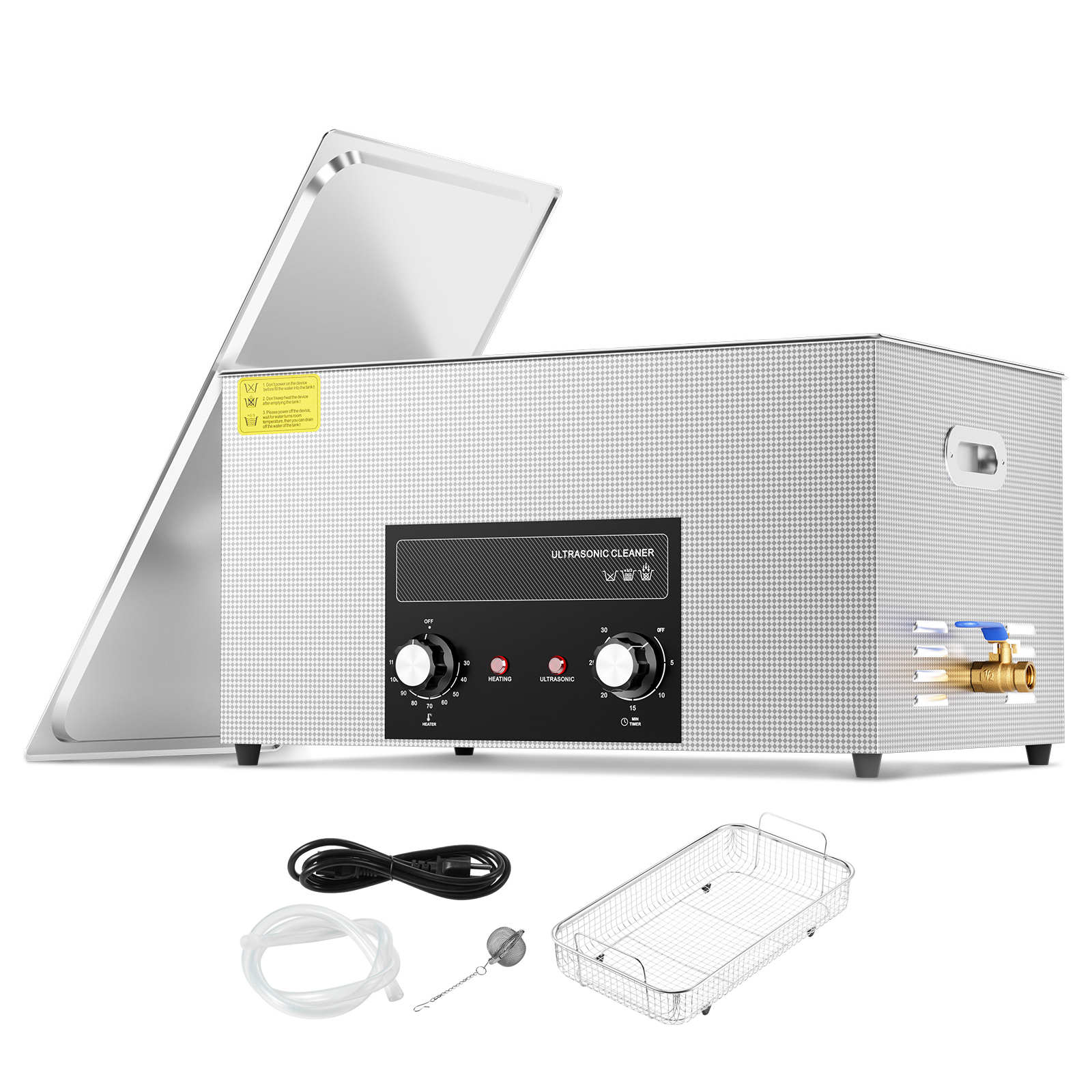 2/3/6/10/15/22/30L Ultrasonic Cleaner Heater Timer & Degas Mode Sonic Machine - Picture 63 of 86