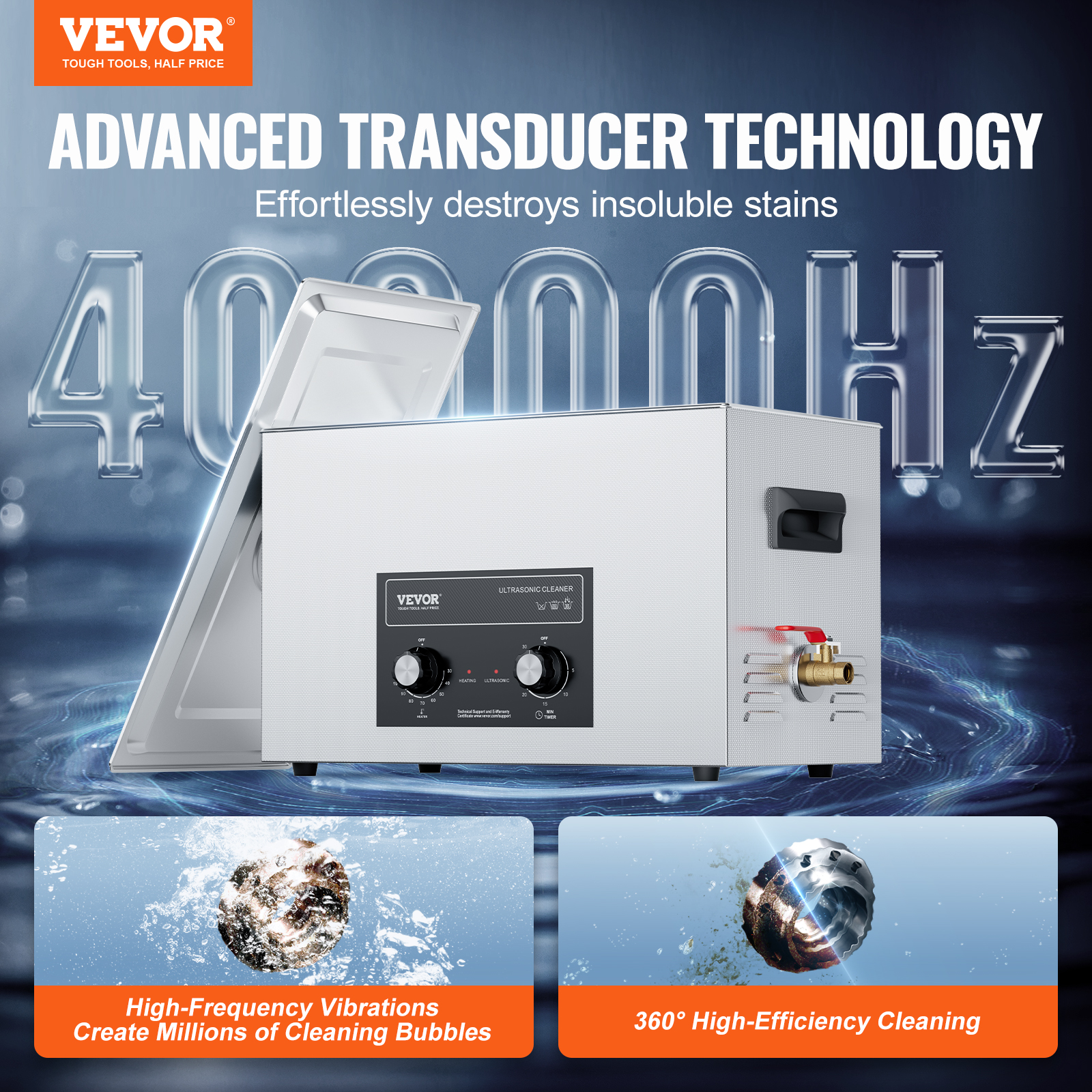 VEVOR 2-30L Ultraschallreiniger mit Heizungstimer & Korb Digitale Schallmaschine - Bild 52 von 86
