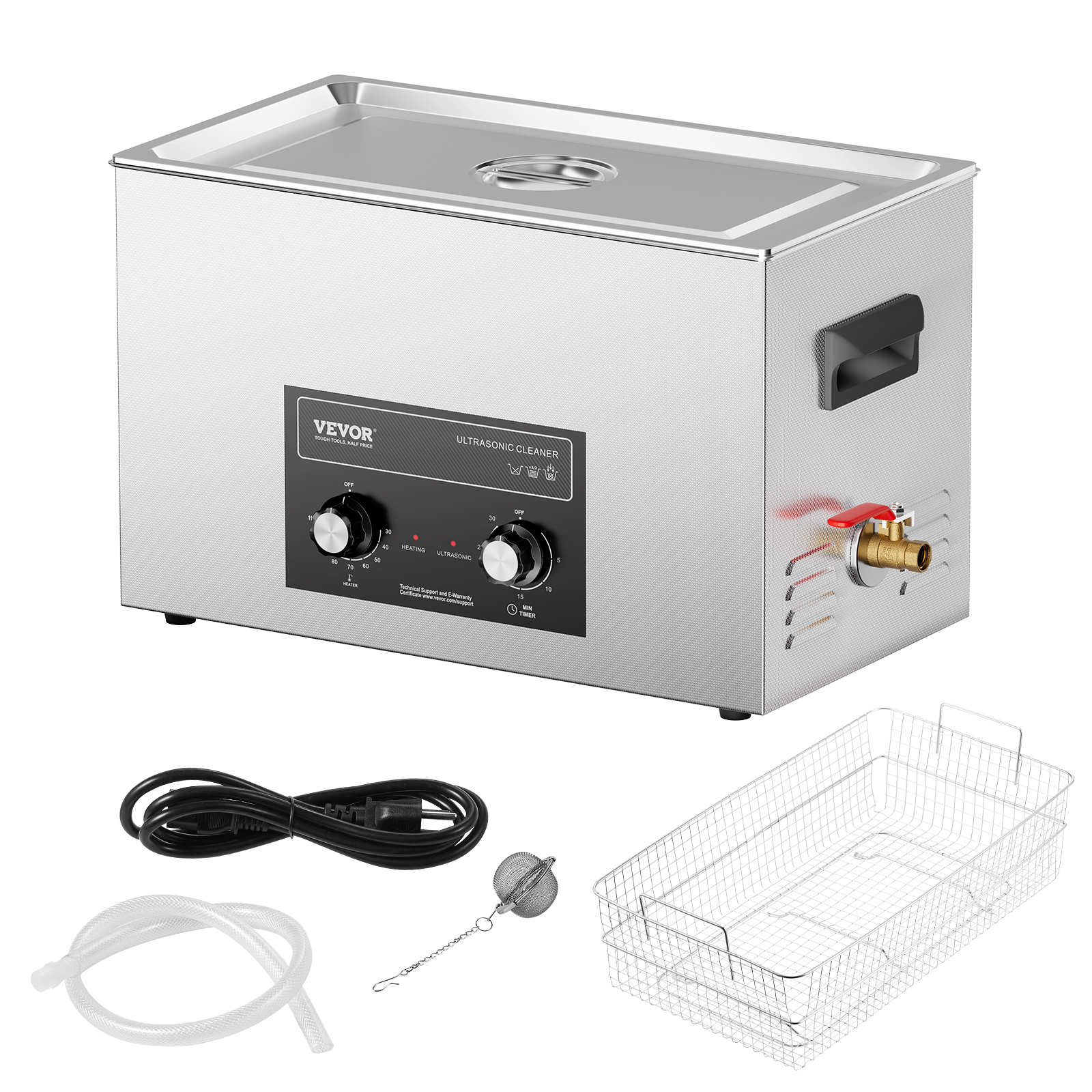 VEVOR 2-30L Ultraschallreiniger mit Heizungstimer & Korb Digitale Schallmaschine - Bild 59 von 86