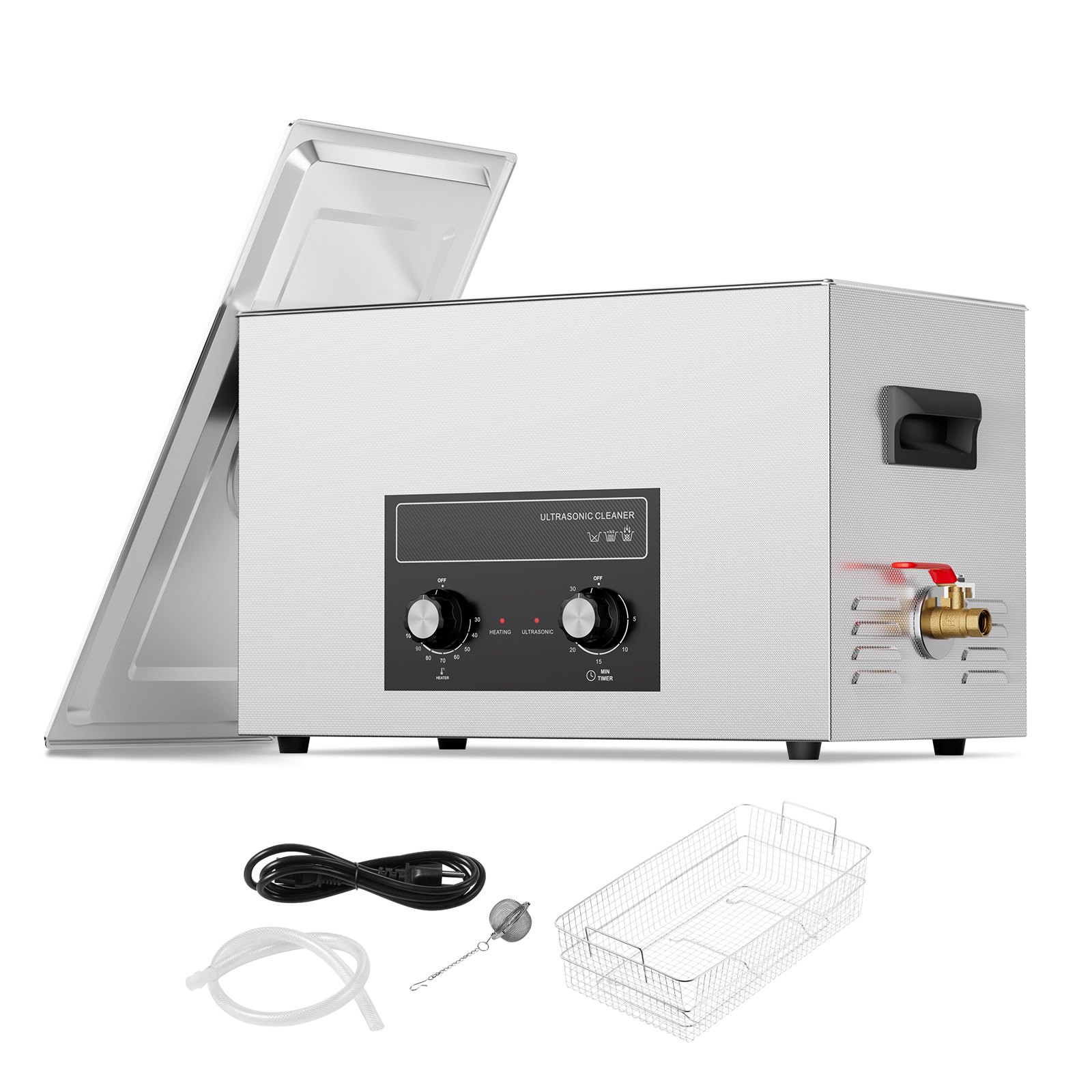 2/3/6/10/15/22/30L Ultrasonic Cleaner Heater Timer & Degas Mode Sonic Machine - Picture 75 of 86