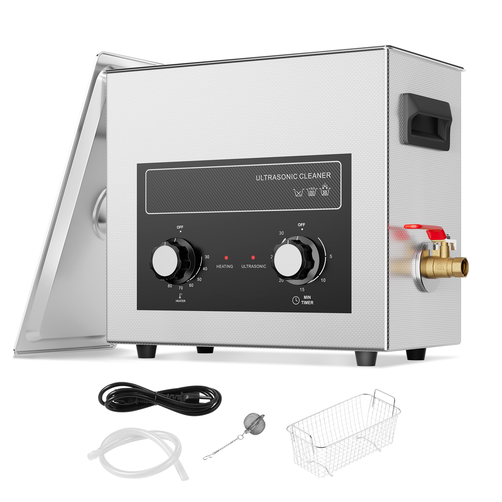 2/3/6/10/15/22/30L Ultrasonic Cleaner Heater Timer & Degas Mode Sonic Machine - Picture 27 of 86