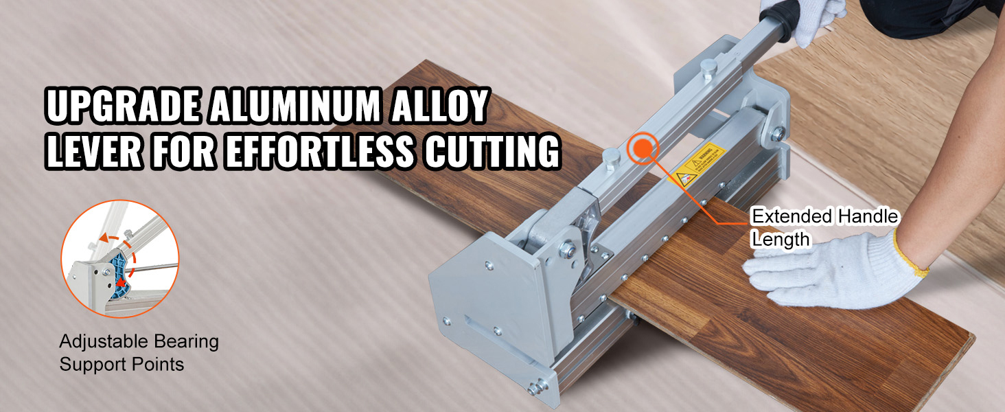 Fliesenschneider Laminate Parkett Vinyl 12mm Schnitttiefe Schneidemaschine Floor Cutter A100 1.4w