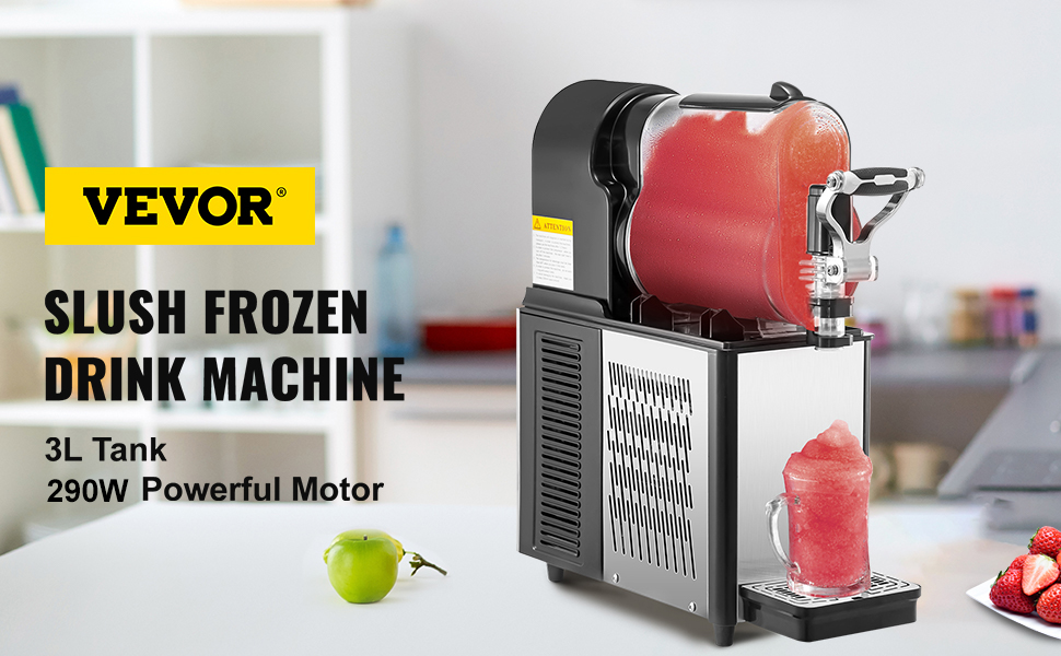 VEVOR Commercial Slushie Machine Margarita Slush Maker Frozen