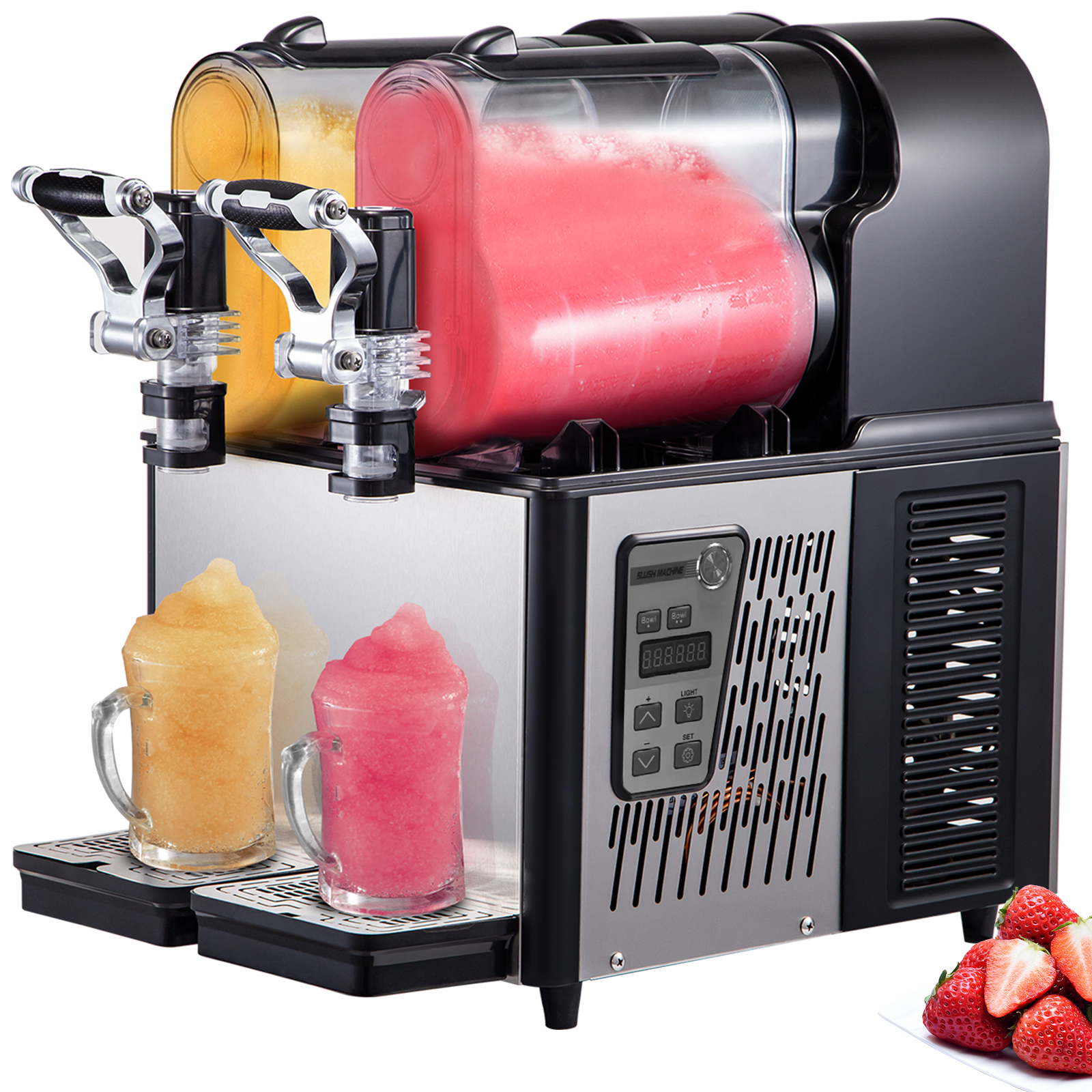 VEVOR 110V Slushy Machine 10L Margarita Frozen Drink Maker 600W
