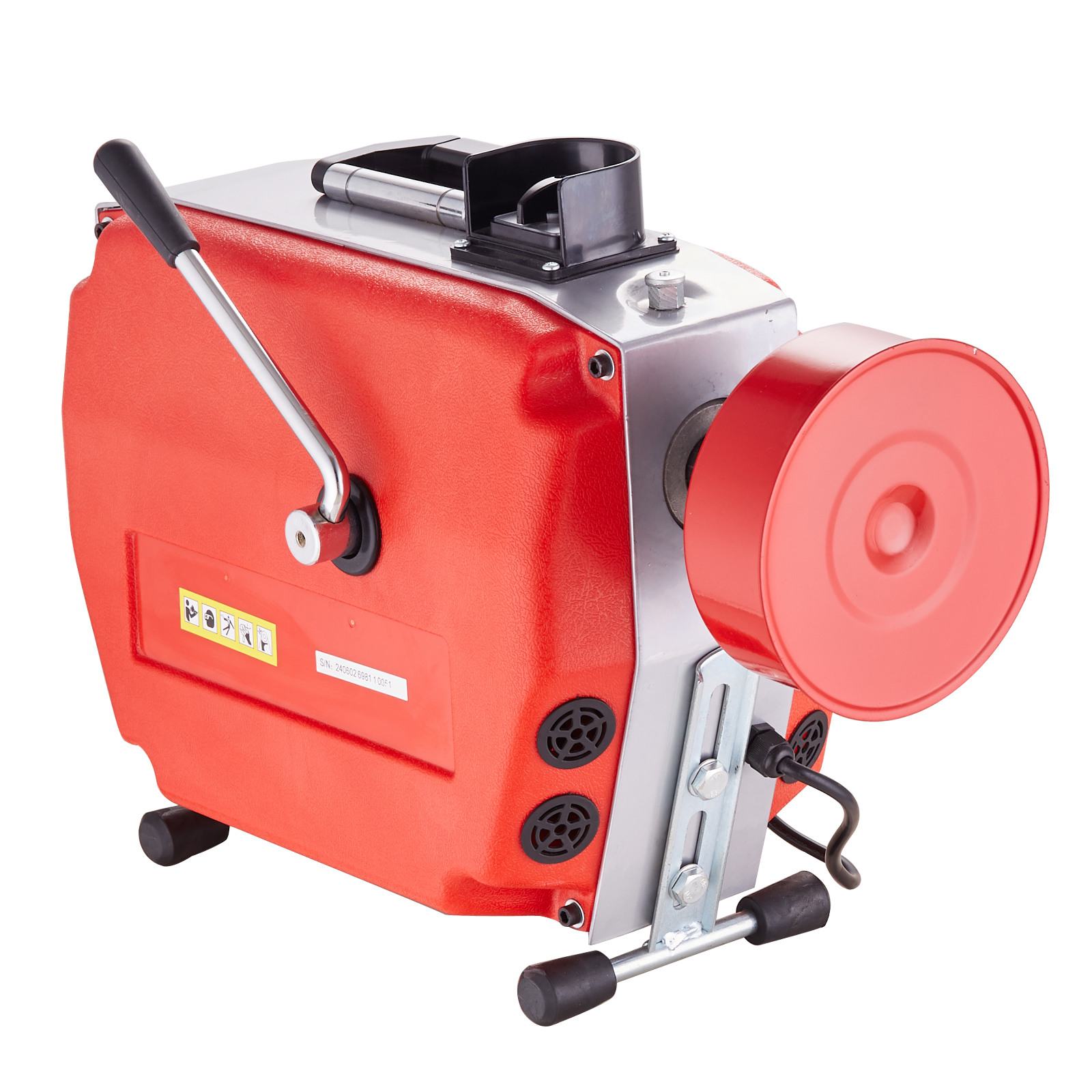 VEVOR Drain Cleaner Machine 50/66/75/120'x3/8-7/8" Sewer Snake Auger Manual Feed - Picture 13 of 98