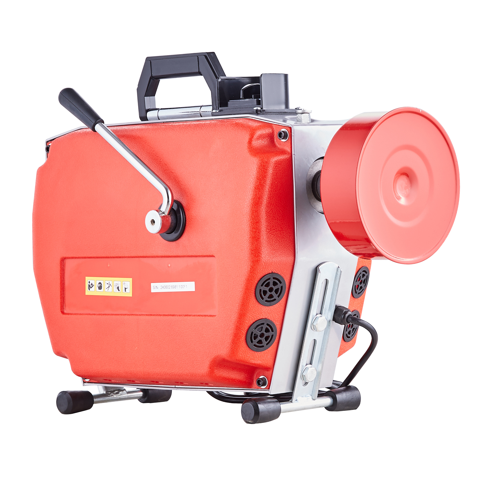 VEVOR Drain Cleaner Machine 50/66/75/120'x3/8-7/8" Sewer Snake Auger Manual Feed - Picture 11 of 98