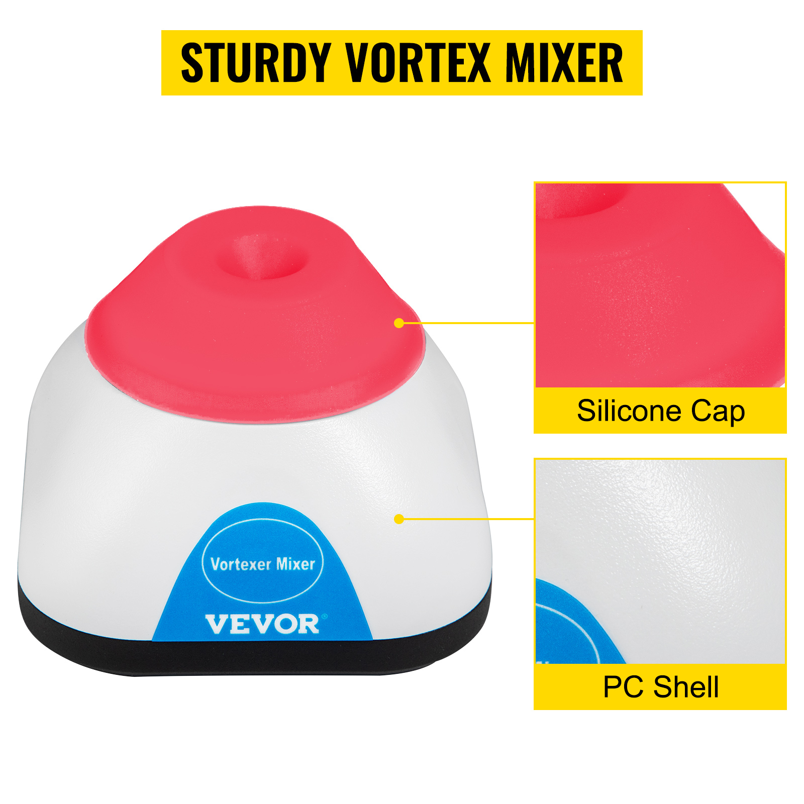 Vortex Shaker (Test Tube Shaker) With Finger Touch (Model No. HV