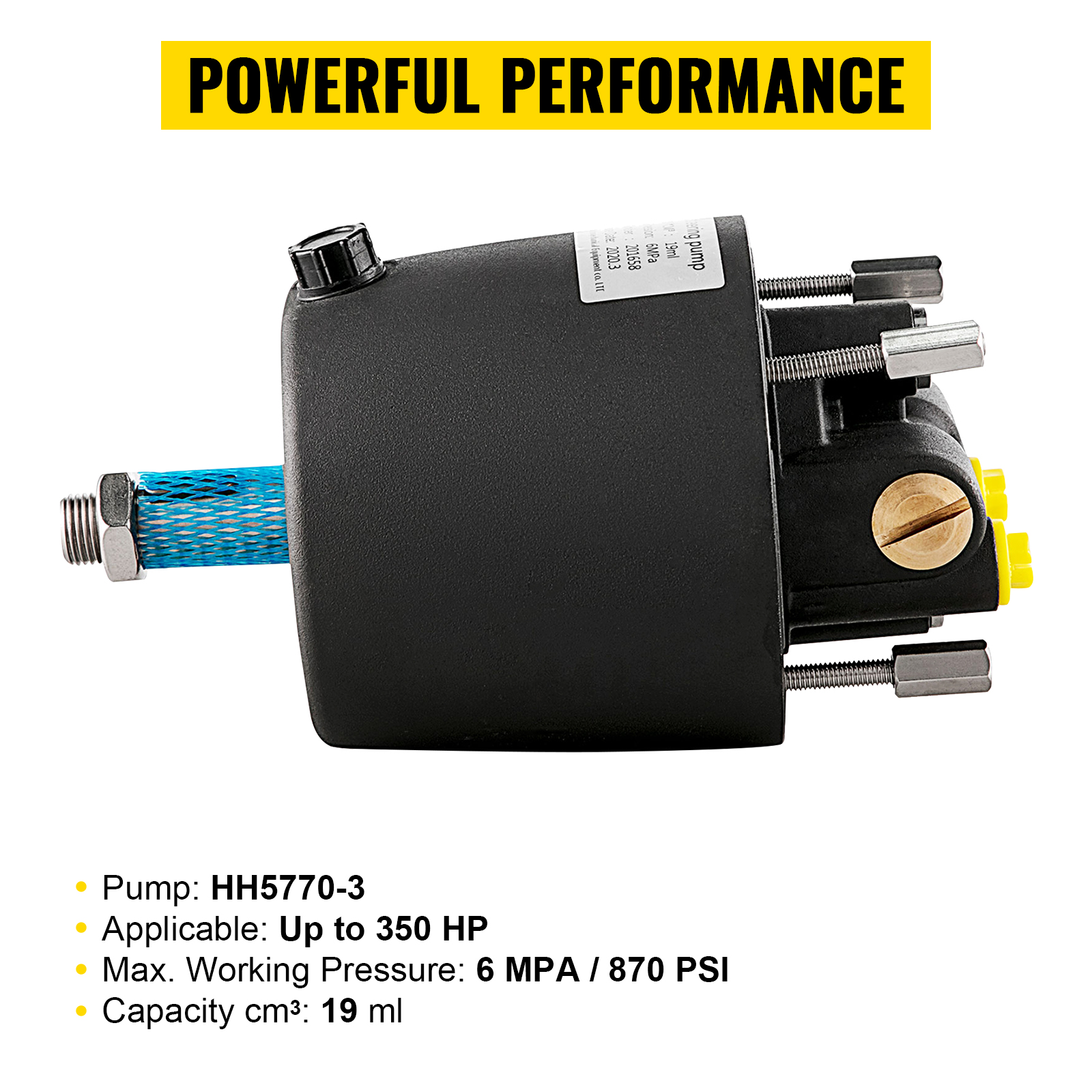 VEVOR Hydraulic Steering Helm Pump 2.0 Outboard Steering for Boats